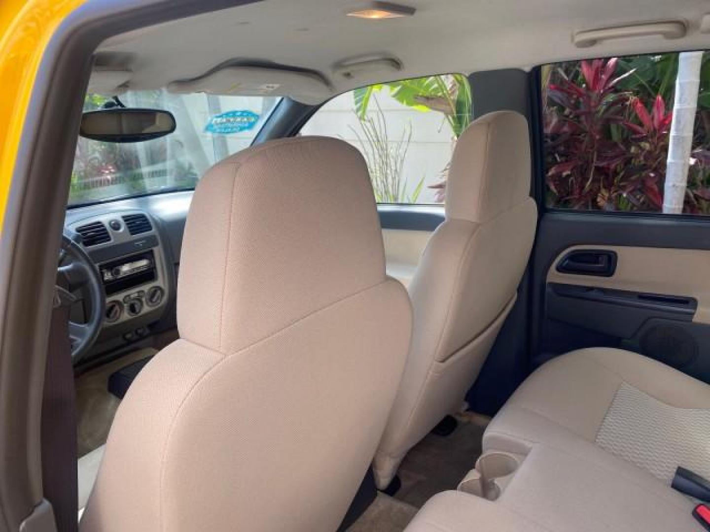 2006 Yellow /Light Cashmere Chevrolet Colorado LT FLORIDA LOW MILES 76.163 (1GCDS136768) with an 3.5L DOHC 5-Cyl MFI Engine engine, Automatic transmission, located at 4701 North Dixie Hwy, Pompano Beach, FL, 33064, (954) 422-2889, 26.240938, -80.123474 - OUR WEBPAGE FLORIDACARS1.COM HAS OVER 100 PHOTOS AND FREE CARFAX LINK 2006 CHEVROLET COLORADO LT Z71 VIN: 1GCDS136768220473 1 G C D S 1 3 6 7 6 8 2 2 0 4 7 3 CREW PICKUP 3.5L I5 F GASOLINE REAR WHEEL DRIVE Top Features Alloy Wheels Comfort Package Cloth Seats Convenience Package Basic Features ABS B - Photo#61