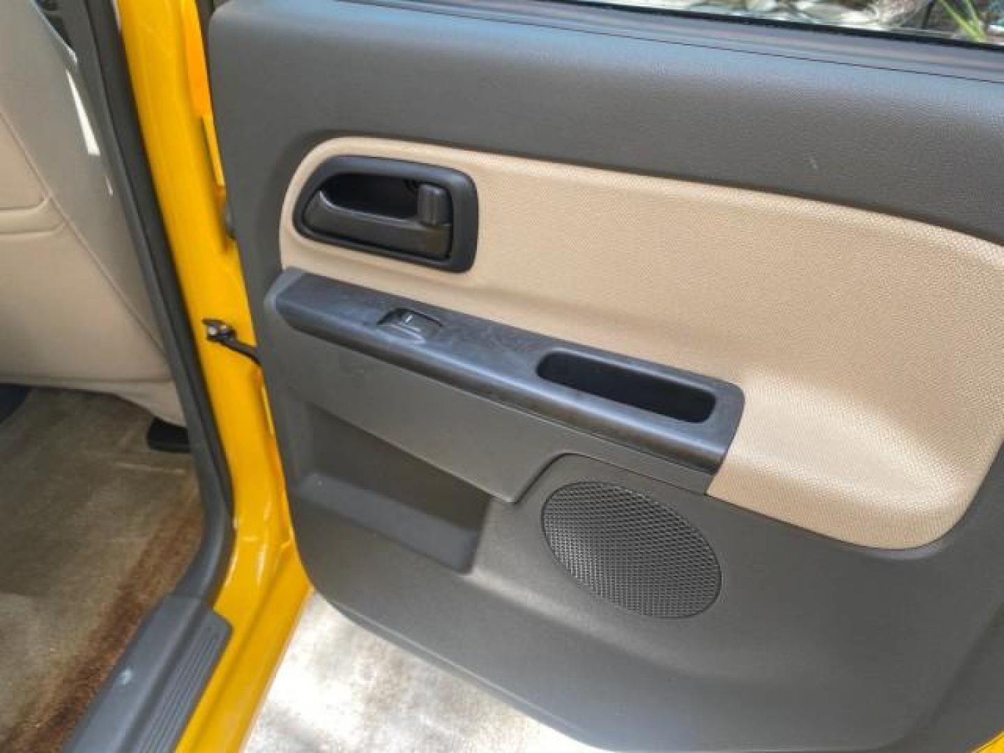 2006 Yellow /Light Cashmere Chevrolet Colorado LT FLORIDA LOW MILES 76.163 (1GCDS136768) with an 3.5L DOHC 5-Cyl MFI Engine engine, Automatic transmission, located at 4701 North Dixie Hwy, Pompano Beach, FL, 33064, (954) 422-2889, 26.240938, -80.123474 - OUR WEBPAGE FLORIDACARS1.COM HAS OVER 100 PHOTOS AND FREE CARFAX LINK 2006 CHEVROLET COLORADO LT Z71 VIN: 1GCDS136768220473 1 G C D S 1 3 6 7 6 8 2 2 0 4 7 3 CREW PICKUP 3.5L I5 F GASOLINE REAR WHEEL DRIVE Top Features Alloy Wheels Comfort Package Cloth Seats Convenience Package Basic Features ABS B - Photo#91