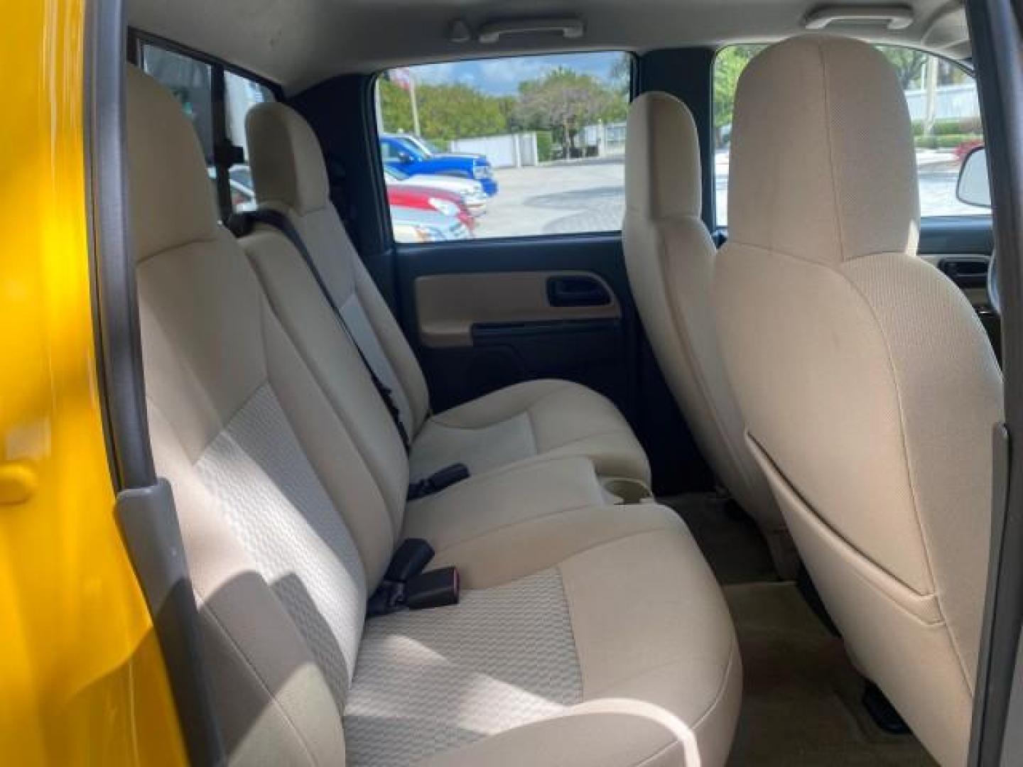 2006 Yellow /Light Cashmere Chevrolet Colorado LT FLORIDA LOW MILES 76.163 (1GCDS136768) with an 3.5L DOHC 5-Cyl MFI Engine engine, Automatic transmission, located at 4701 North Dixie Hwy, Pompano Beach, FL, 33064, (954) 422-2889, 26.240938, -80.123474 - OUR WEBPAGE FLORIDACARS1.COM HAS OVER 100 PHOTOS AND FREE CARFAX LINK 2006 CHEVROLET COLORADO LT Z71 VIN: 1GCDS136768220473 1 G C D S 1 3 6 7 6 8 2 2 0 4 7 3 CREW PICKUP 3.5L I5 F GASOLINE REAR WHEEL DRIVE Top Features Alloy Wheels Comfort Package Cloth Seats Convenience Package Basic Features ABS B - Photo#93