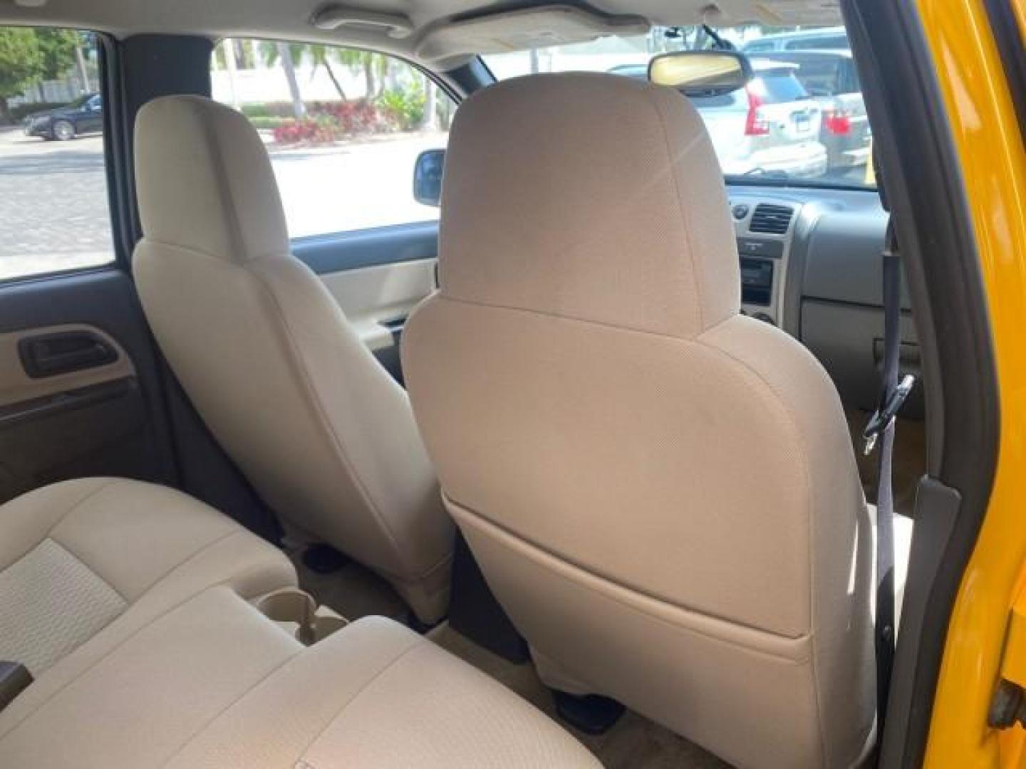 2006 Yellow /Light Cashmere Chevrolet Colorado LT FLORIDA LOW MILES 76.163 (1GCDS136768) with an 3.5L DOHC 5-Cyl MFI Engine engine, Automatic transmission, located at 4701 North Dixie Hwy, Pompano Beach, FL, 33064, (954) 422-2889, 26.240938, -80.123474 - OUR WEBPAGE FLORIDACARS1.COM HAS OVER 100 PHOTOS AND FREE CARFAX LINK 2006 CHEVROLET COLORADO LT Z71 VIN: 1GCDS136768220473 1 G C D S 1 3 6 7 6 8 2 2 0 4 7 3 CREW PICKUP 3.5L I5 F GASOLINE REAR WHEEL DRIVE Top Features Alloy Wheels Comfort Package Cloth Seats Convenience Package Basic Features ABS B - Photo#97