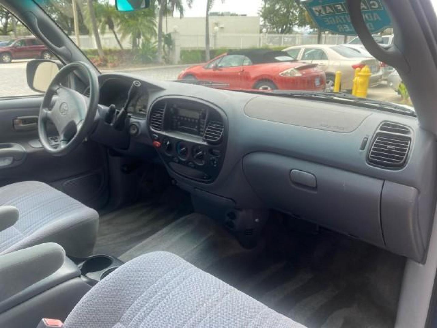 2000 Stellar Blue Pearl /Gray Toyota Tundra V8 SR5 FLORIDA LIKE NEW (5TBRT3410YS) with an 4.7L DOHC EFI 32-Valve V8 i-Force Engine engine, Automatic transmission, located at 4701 North Dixie Hwy, Pompano Beach, FL, 33064, (954) 422-2889, 26.240938, -80.123474 - OUR WEBPAGE FLORIDACARS1.COM HAS OVER 100 PHOTOS AND FREE CARFAX LINK 2000 TOYOTA TUNDRA SR5 VIN: 5TBRT3410YS002335 5 T B R T 3 4 1 0 Y S 0 0 2 3 3 5 4 DOOR EXTENDED CAB PICKUP 4.7L V8 F DOHC 32V GASOLINE REAR WHEEL DRIVE Highlighted Features Bed Liner Cloth Seats ABS Brakes Automatic Transmission P - Photo#99