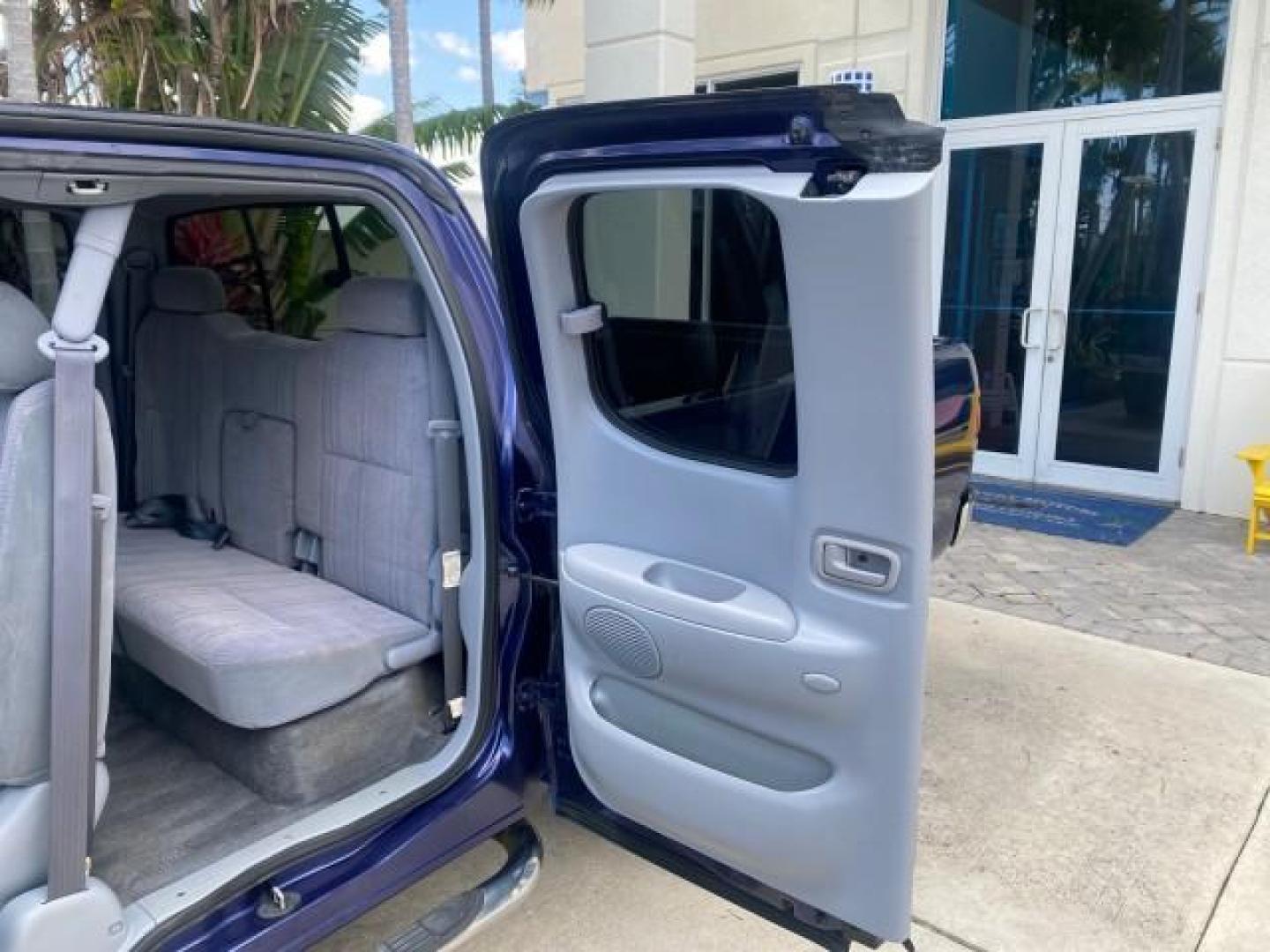 2000 Stellar Blue Pearl /Gray Toyota Tundra V 8 SR5 FLORIDA LIKE NEW (5TBRT3410YS) with an 4.7L DOHC EFI 32-Valve V8 i-Force Engine engine, Automatic transmission, located at 4701 North Dixie Hwy, Pompano Beach, FL, 33064, (954) 422-2889, 26.240938, -80.123474 - OUR WEBPAGE FLORIDACARS1.COM HAS OVER 100 PHOTOS AND FREE CARFAX LINK 2000 TOYOTA TUNDRA SR5 VIN: 5TBRT3410YS002335 5 T B R T 3 4 1 0 Y S 0 0 2 3 3 5 4 DOOR EXTENDED CAB PICKUP 4.7L V8 F DOHC 32V GASOLINE REAR WHEEL DRIVE Highlighted Features Bed Liner Cloth Seats ABS Brakes Automatic Transmission P - Photo#56