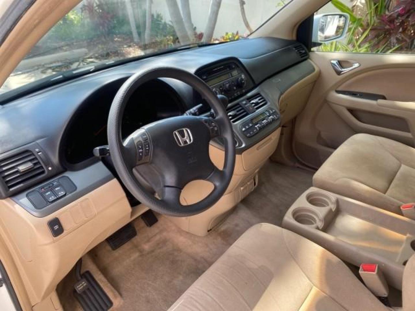 2006 Taffeta White /Ivory Honda Odyssey EX 1 OWNER LOW MILES (5FNRL38486B) with an 3.5L SOHC MPFI 24-Valve VTEC V6 Engine engine, Automatic transmission, located at 4701 North Dixie Hwy, Pompano Beach, FL, 33064, (954) 422-2889, 26.240938, -80.123474 - OUR WEBPAGE FLORIDACARS1.COM HAS OVER 100 PHOTOS AND FREE CARFAX LINK 2006 HONDA ODYSSEY EX VIN: 5FNRL38486B405265 5 F N R L 3 8 4 8 6 B 4 0 5 2 6 5 VAN 3.5L V6 F SOHC 24V GASOLINE FRONT WHEEL DRIVE Top Features Alloy Wheels Rear Air Conditioning Cloth Seats Rear Sunshade Fold-Away Third Row Third R - Photo#35