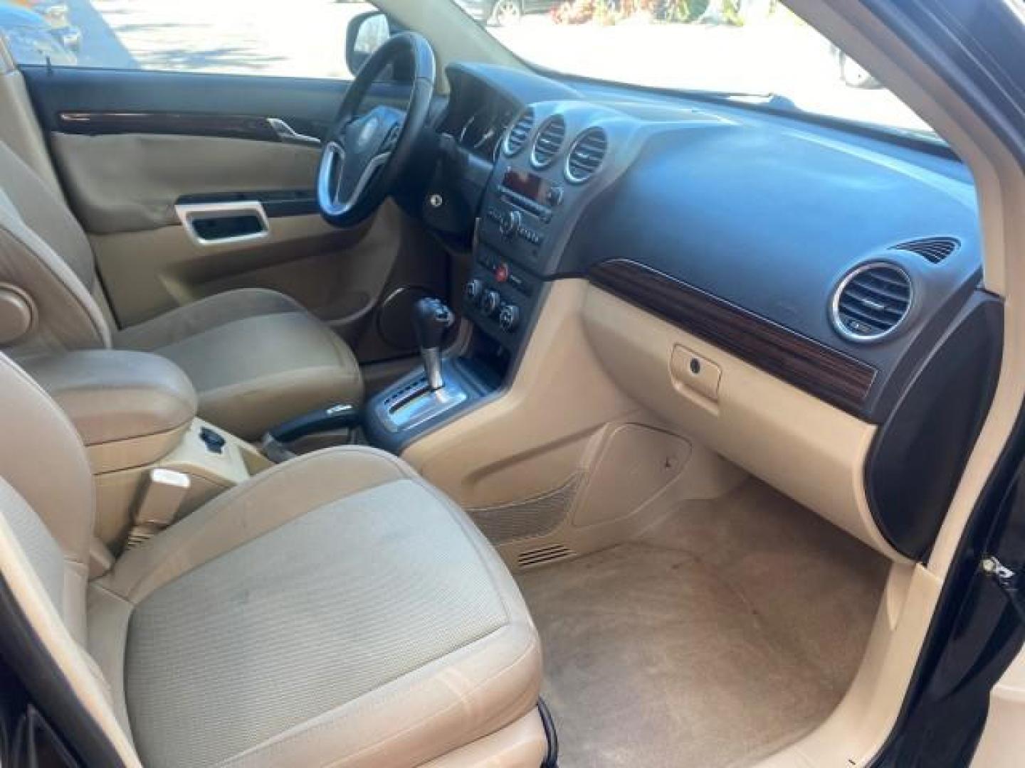 2008 Black Onyx /Tan Saturn VUE XE 1 OWNER FL LOW MILES 56,371 (3GSCL33P28S) with an Ecotec 2.4L 4-Cyl MFI Engine engine, Automatic transmission, located at 4701 North Dixie Hwy, Pompano Beach, FL, 33064, (954) 422-2889, 26.240938, -80.123474 - OUR WEBPAGE FLORIDACARS1.COM HAS OVER 100 PHOTOS AND FREE CARFAX LINK 2008 SATURN VUE XE VIN: 3GSCL33P28S503617 3 G S C L 3 3 P 2 8 S 5 0 3 6 1 7 4 DOOR WAGON/SPORT UTILITY 2.4L I4 F 26 MPG GASOLINE FRONT WHEEL DRIVE Top Features Alloy Wheels Cloth Seats Satellite Radio Ready Basic Features ABS Brak - Photo#95
