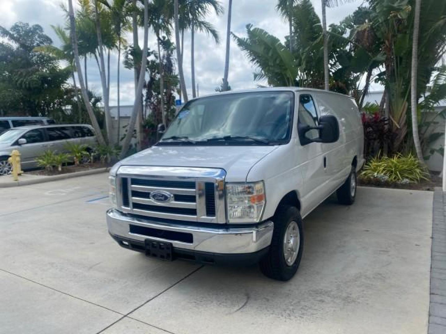 2010 Oxford White /Medium Flint Ford Econoline Cargo Van ext. low miles 54,224 (1FTSS3EL1AD) with an 5.4L SOHC EFI Flex-Fuel V8 Engine engine, Automatic transmission, located at 4701 North Dixie Hwy, Pompano Beach, FL, 33064, (954) 422-2889, 26.240938, -80.123474 - OUR WEBPAGE FLORIDACARS1.COM HAS OVER 100 PHOTOS AND FREE CARFAX LINK 2010 FORD E-SERIES E-350 SD EXT HARD TO FIND! VIN: 1FTSS3EL1ADA67398 1 F T S S 3 E L 1 A D A 6 7 3 9 8 VAN 5.4L V8 F SOHC 16V GASOLINE DUAL AC RARE OPTION. REAR WHEEL DRIVE Top Features Cloth Seats Basic Features ABS Brakes Air Co - Photo#3