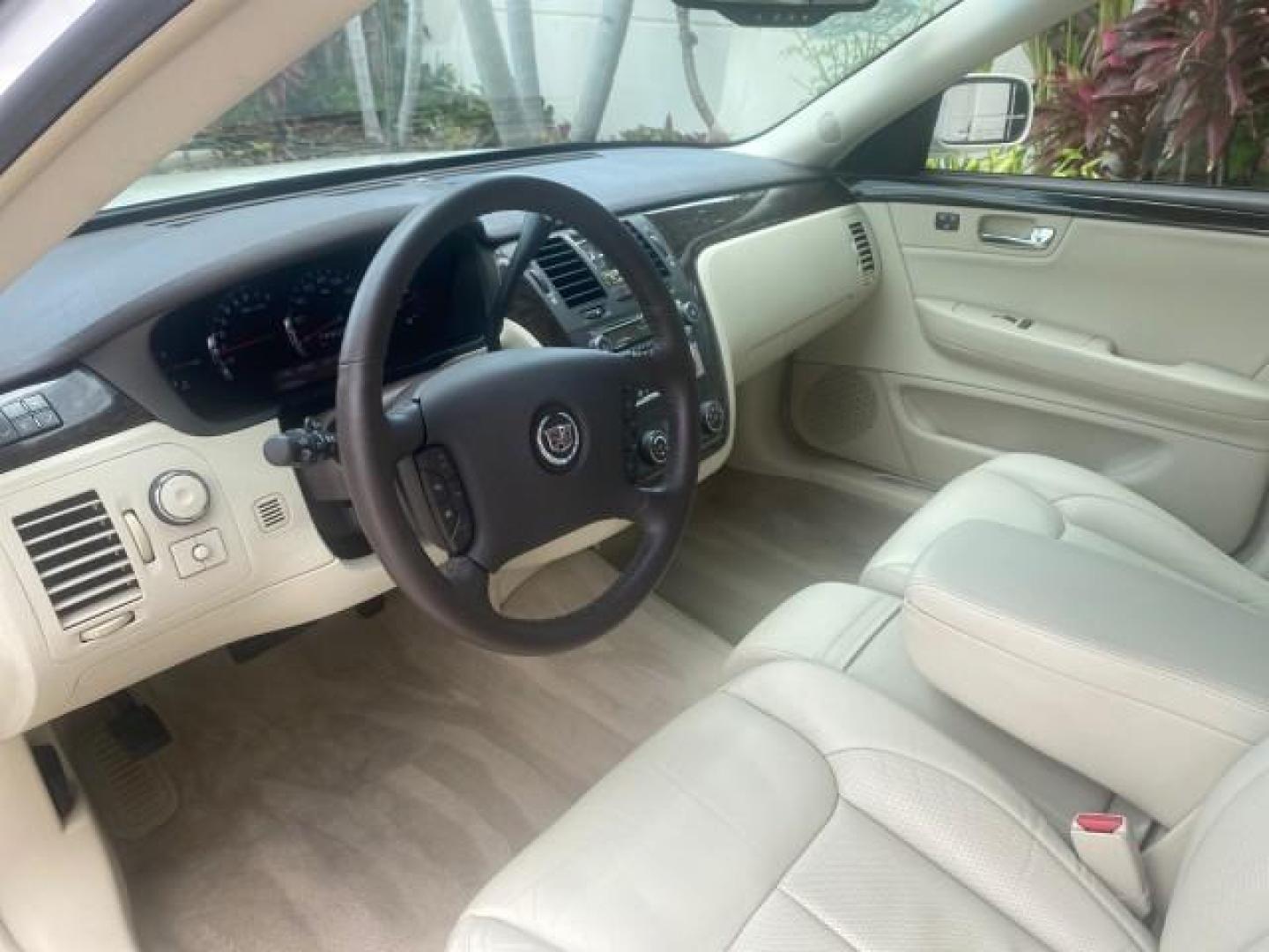 2008 White Diamond Tricoat /Light Linen Cadillac DTS 1 OWNER LOW MILES 30,516 (1G6KD57YX8U) with an Northstar 4.6L DOHC V8 Engine engine, Automatic transmission, located at 4701 North Dixie Hwy, Pompano Beach, FL, 33064, (954) 422-2889, 26.240938, -80.123474 - OUR WEBPAGE FLORIDACARS1.COM HAS OVER 100 PHOTOS AND FREE CARFAX LINK 2008 CADILLAC DTS 1SB VIN: 1G6KD57YX8U144247 1 G 6 K D 5 7 Y X 8 U 1 4 4 2 4 7 SEDAN 4 DR 4.6L V8 F GASOLINE FRONT WHEEL DRIVE Top Features A/C Seat(s) Leather Seats Alloy Wheels Memory Seat(s) BOSE Sound System Parking Sensors Bl - Photo#31