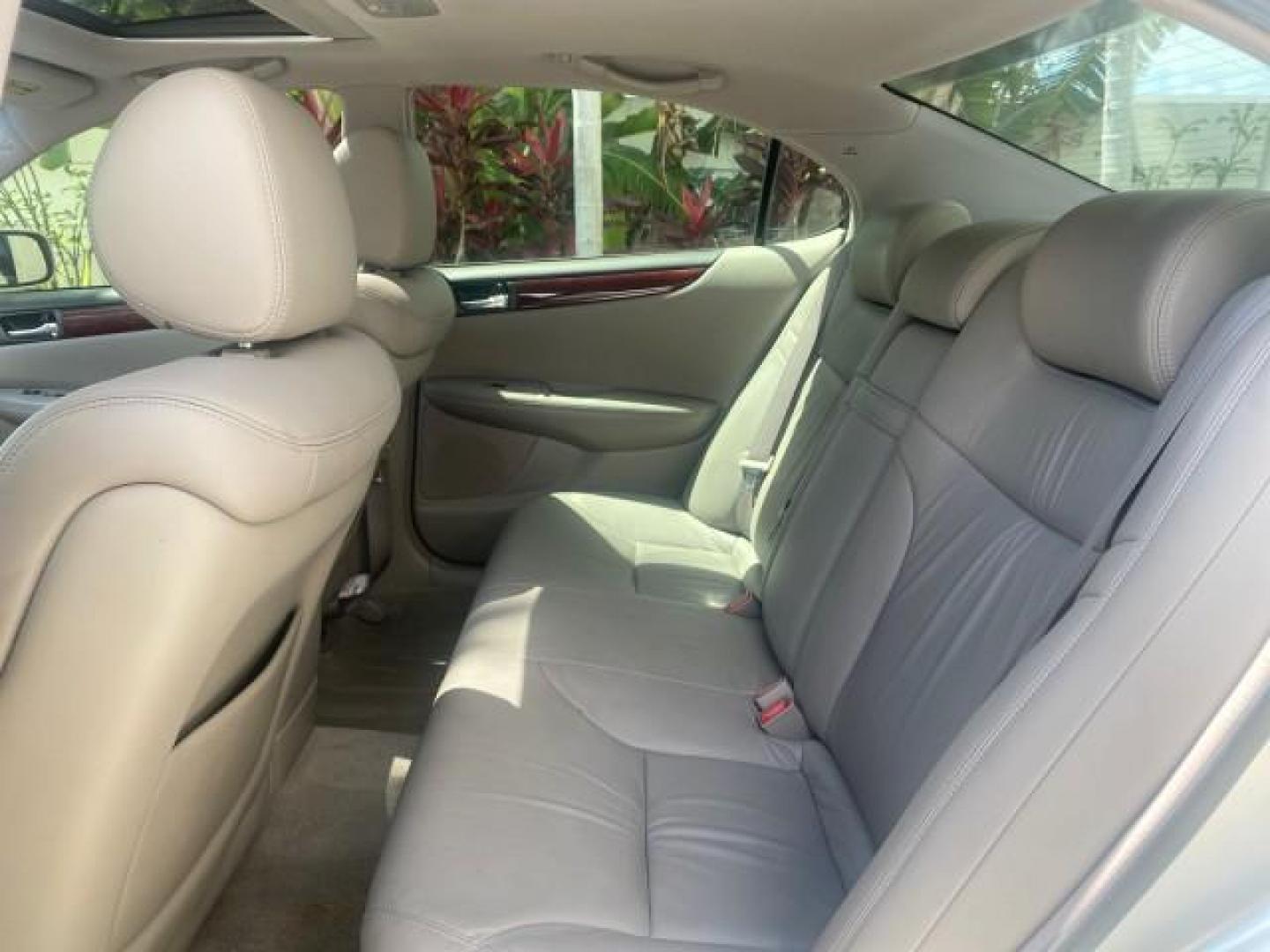 2004 Alabaster Metallic /Light Charcoal Lexus ES 330 1 OWNER FL LOW MILES 51,802 (JTHBA30G240) with an 3.3L DOHC EFI 24-Valve V6 Engine engine, Automatic transmission, located at 4701 North Dixie Hwy, Pompano Beach, FL, 33064, (954) 422-2889, 26.240938, -80.123474 - OUR WEBPAGE FLORIDACARS1.COM HAS OVER 100 PHOTOS AND FREE CARFAX LINK 2004 LEXUS ES 330 VIN: JTHBA30G240002762 J T H B A 3 0 G 2 4 0 0 0 2 7 6 2 SEDAN 4 DR 3.3L V6 F 24V GASOLINE 29 MPG FRONT WHEEL DRIVE Top Features Alloy Wheels Leather Seats Memory Seat(s) Sunroof(s) Basic Features ABS Brakes CD A - Photo#63