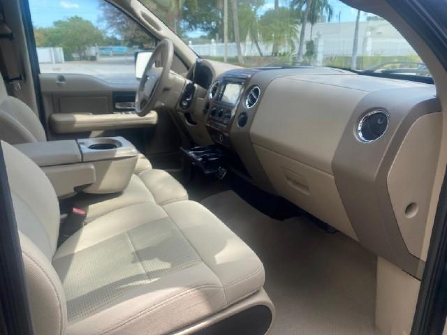 2008 Stone Green Metallic /Tan Ford F-150 XLT CREW CAB 1 OWNER LOW MILES (1FTRW12W98F) with an 4.6L EFI V8 Engine engine, Automatic transmission, located at 4701 North Dixie Hwy, Pompano Beach, FL, 33064, (954) 422-2889, 26.240938, -80.123474 - OUR WEBPAGE FLORIDACARS1.COM HAS OVER 100 PHOTOS AND FREE CARFAX LINK 2008 FORD F-150 XLT VIN: 1FTRW12W98FB00300 1 F T R W 1 2 W 9 8 F B 0 0 3 0 0 CREW PICKUP 4.6L V8 F SOHC GASOLINE REAR WHEEL DRIVE Top Features 20 Inch Plus Wheels Running Boards Alloy Wheels Sport Package Bed Liner Tow Hitch Cloth - Photo#90
