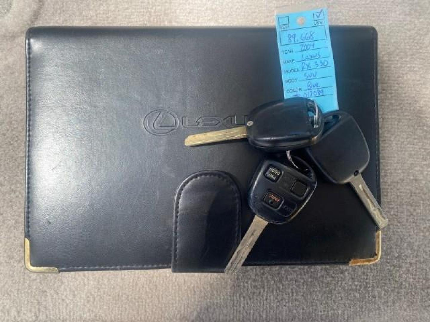 2004 Breakwater Blue Metallic /Light Gray Lexus RX 330 Leather Sunroof CD Cruise Alloy Wheels (2T2GA31U74C) with an 3.3L DOHC MPI 24-Valve V6 Engine engine, Automatic transmission, located at 4701 North Dixie Hwy, Pompano Beach, FL, 33064, (954) 422-2889, 26.240938, -80.123474 - OUR WEBPAGE FLORIDACARS1.COM HAS OVER 100 PHOTOS AND FREE CARFAX LINK 2004 LEXUS RX 330 VIN: 2T2GA31U74C017089 2 T 2 G A 3 1 U 7 4 C 0 1 7 0 8 9 4 DOOR WAGON/SPORT UTILITY 3.3L V6 F 24V GASOLINE FRONT WHEEL DRIVE Highlighted Features Power Sunroof Power Windows Leather Seats 6 Disc CD Changer Alloy - Photo#23