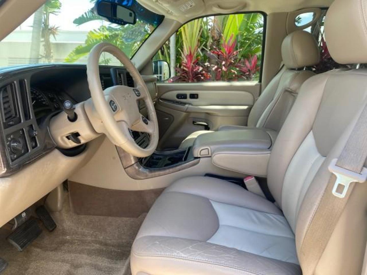 2003 Summit White /Sandstone GMC Yukon Denali 4WD 1 OWNER LOW MILES 65,248 (1GKEK63U03J) with an 6.0L Vortec 6000 V8 SFI Engine engine, Automatic transmission, located at 4701 North Dixie Hwy, Pompano Beach, FL, 33064, (954) 422-2889, 26.240938, -80.123474 - OUR WEBPAGE FLORIDACARS1.COM HAS OVER 100 PHOTOS AND FREE CARFAX LINK 2003 GMC YUKON DENALI 4WD $ 53,090 NEW! VIN: 1GKEK63U03J327650 1 G K E K 6 3 U 0 3 J 3 2 7 6 5 0 4 DOOR WAGON/SPORT UTILITY 6.0L V8 F GASOLINE ALL WHEEL DRIVE Top Features 4WD/AWD Rear Air Conditioning Alloy Wheels Rear Entertainm - Photo#36