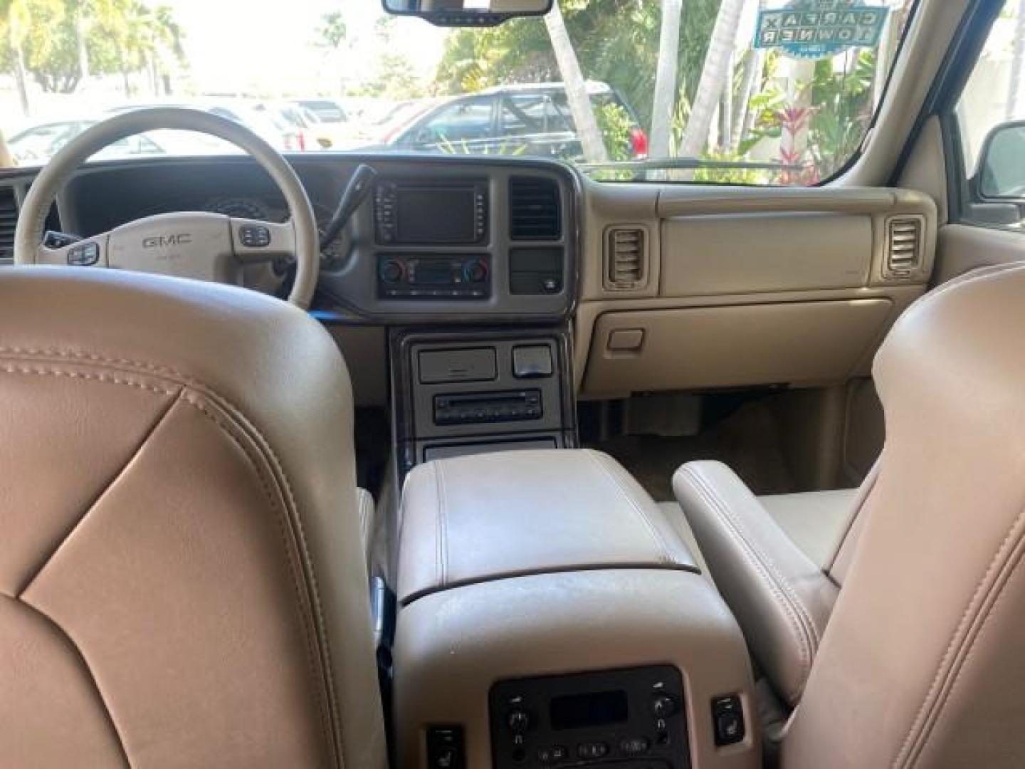 2003 Summit White /Sandstone GMC Yukon Denali 4WD 1 OWNER LOW MILES 65,248 (1GKEK63U03J) with an 6.0L Vortec 6000 V8 SFI Engine engine, Automatic transmission, located at 4701 North Dixie Hwy, Pompano Beach, FL, 33064, (954) 422-2889, 26.240938, -80.123474 - OUR WEBPAGE FLORIDACARS1.COM HAS OVER 100 PHOTOS AND FREE CARFAX LINK 2003 GMC YUKON DENALI 4WD $ 53,090 NEW! VIN: 1GKEK63U03J327650 1 G K E K 6 3 U 0 3 J 3 2 7 6 5 0 4 DOOR WAGON/SPORT UTILITY 6.0L V8 F GASOLINE ALL WHEEL DRIVE Top Features 4WD/AWD Rear Air Conditioning Alloy Wheels Rear Entertainm - Photo#66