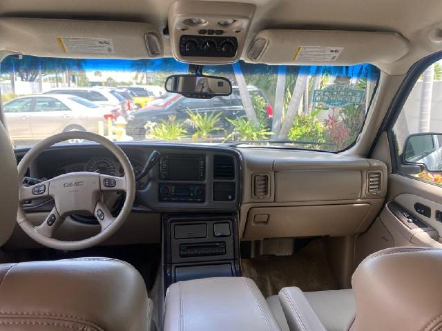 2003 Summit White /Sandstone GMC Yukon Denali 4WD 1 OWNER LOW MILES 65,248 (1GKEK63U03J) with an 6.0L Vortec 6000 V8 SFI Engine engine, Automatic transmission, located at 4701 North Dixie Hwy, Pompano Beach, FL, 33064, (954) 422-2889, 26.240938, -80.123474 - OUR WEBPAGE FLORIDACARS1.COM HAS OVER 100 PHOTOS AND FREE CARFAX LINK 2003 GMC YUKON DENALI 4WD $ 53,090 NEW! VIN: 1GKEK63U03J327650 1 G K E K 6 3 U 0 3 J 3 2 7 6 5 0 4 DOOR WAGON/SPORT UTILITY 6.0L V8 F GASOLINE ALL WHEEL DRIVE Top Features 4WD/AWD Rear Air Conditioning Alloy Wheels Rear Entertainm - Photo#67
