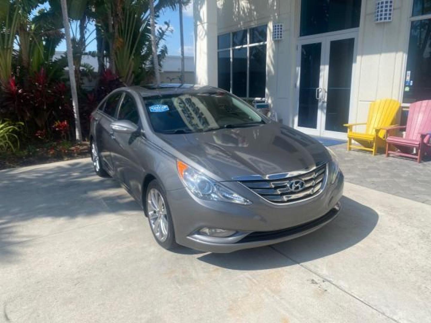 2013 Harbor Gray Metallic /Gray Hyundai Sonata Limited 29 SERVICES FL (5NPEC4AB5DH) with an 2.0L DOHC 16-Valve I4 Turbocharged GDI Engine engine, Automatic transmission, located at 4701 North Dixie Hwy, Pompano Beach, FL, 33064, (954) 422-2889, 26.240938, -80.123474 - OUR WEBPAGE FLORIDACARS1.COM HAS OVER 100 PHOTOS AND FREE CARFAX LINK 2013 HYUNDAI SONATA SE 2.0T VIN: 5NPEC4AB5DH558214 5 N P E C 4 A B 5 D H 5 5 8 2 1 4 SEDAN 4 DR 2.0L I4 F DOHC 16V GASOLINE FRONT WHEEL DRIVE Highlighted Features Sunroof CD Player Leather Seats Alloy Wheels Power Windows Power Lo - Photo#1