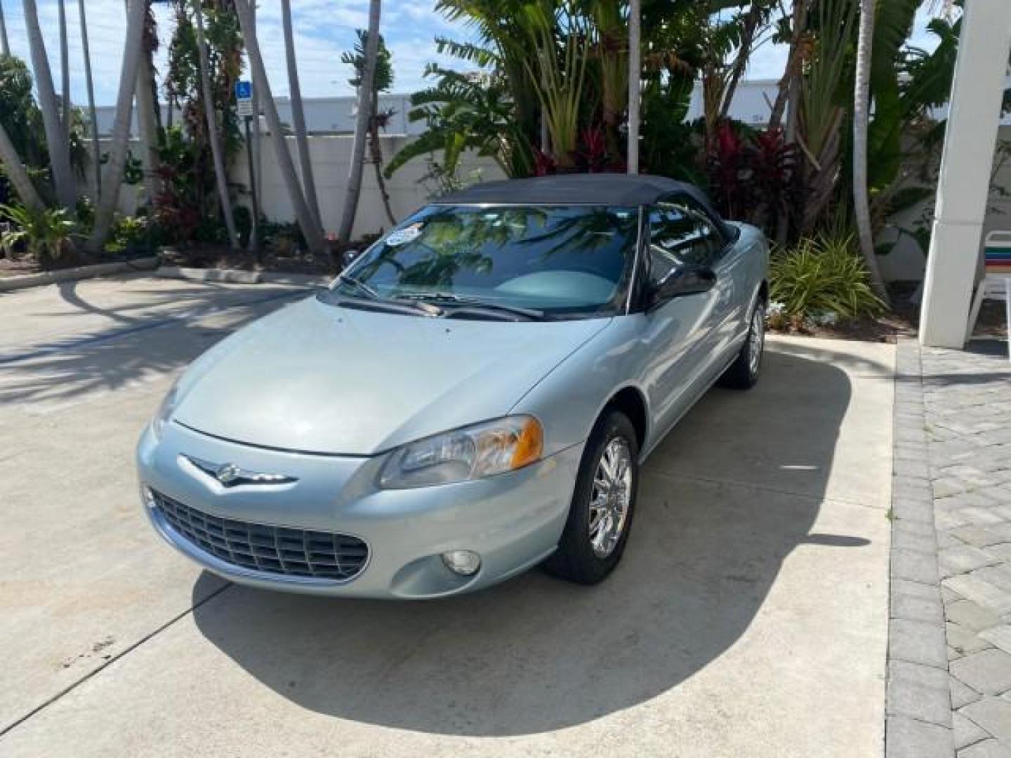 2002 Steel Blue Pearl /Deep Royal Blue Chrysler Sebring Limited 1 OWNER FL LOW MILES 37,932 (1C3EL65RX2N) with an 2.7L MFI DOHC 24-Valve V6 Engine engine, Automatic transmission, located at 4701 North Dixie Hwy, Pompano Beach, FL, 33064, (954) 422-2889, 26.240938, -80.123474 - OUR WEBPAGE FLORIDACARS1.COM HAS OVER 100 PHOTOS AND FREE CARFAX LINK 2002 CHRYSLER SEBRING LIMITED VIN: 1C3EL65RX2N127842 1 C 3 E L 6 5 R X 2 N 1 2 7 8 4 2 CONVERTIBLE 2.7L V6 F DOHC GASOLINE FRONT WHEEL DRIVE Top Features Alloy Wheels Soft Top Infinity Sound System Sunroof(s) Leather Seats Basic F - Photo#3