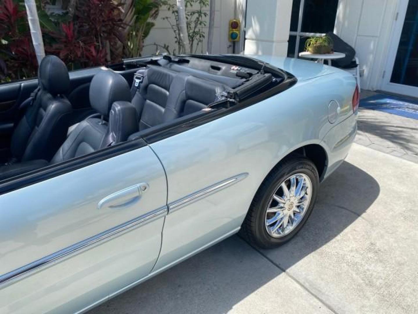 2002 Steel Blue Pearl /Deep Royal Blue Chrysler Sebring Limited 1 OWNER FL LOW MILES 37,932 (1C3EL65RX2N) with an 2.7L MFI DOHC 24-Valve V6 Engine engine, Automatic transmission, located at 4701 North Dixie Hwy, Pompano Beach, FL, 33064, (954) 422-2889, 26.240938, -80.123474 - OUR WEBPAGE FLORIDACARS1.COM HAS OVER 100 PHOTOS AND FREE CARFAX LINK 2002 CHRYSLER SEBRING LIMITED VIN: 1C3EL65RX2N127842 1 C 3 E L 6 5 R X 2 N 1 2 7 8 4 2 CONVERTIBLE 2.7L V6 F DOHC GASOLINE FRONT WHEEL DRIVE Top Features Alloy Wheels Soft Top Infinity Sound System Sunroof(s) Leather Seats Basic F - Photo#59
