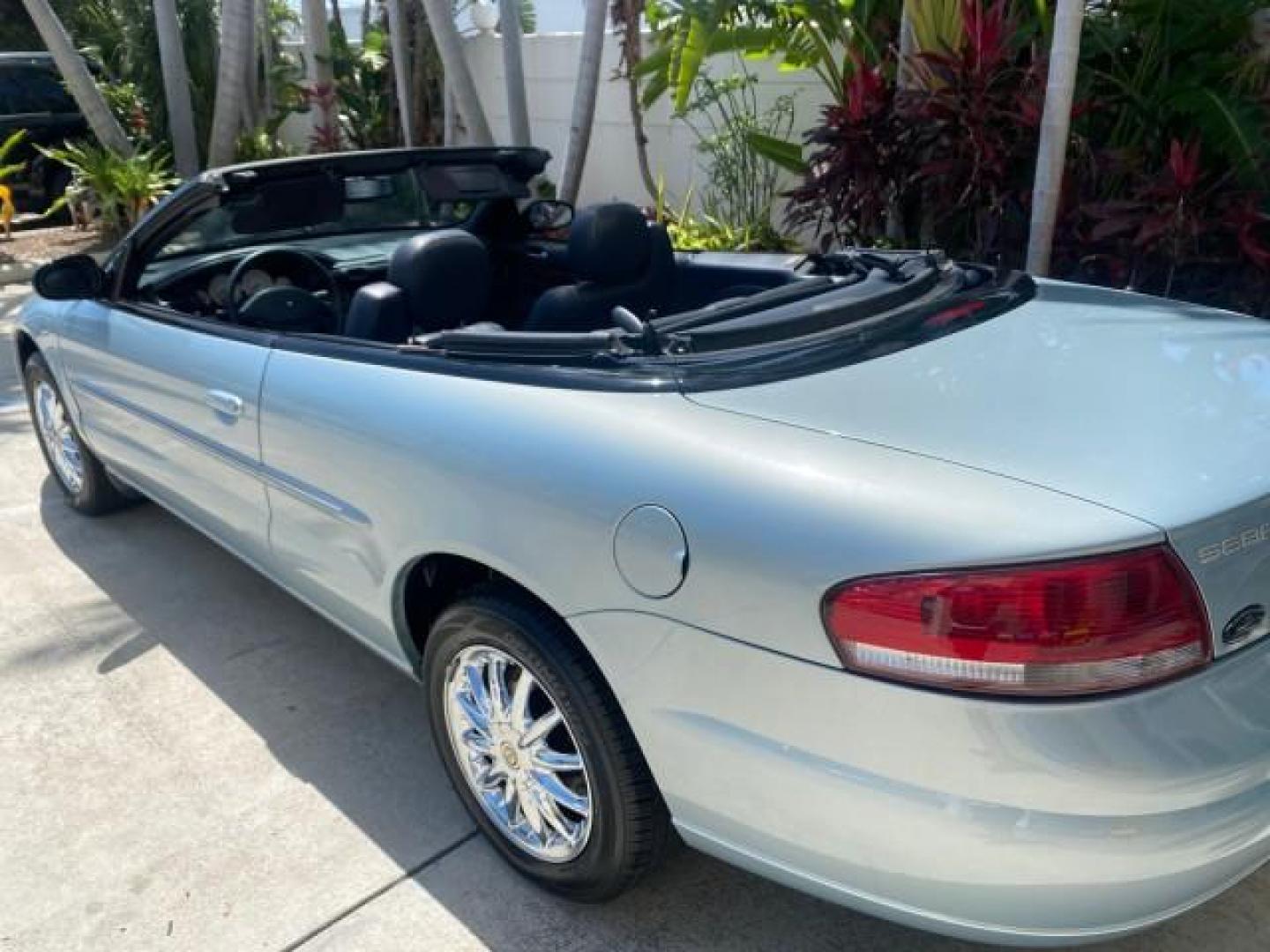 2002 Steel Blue Pearl /Deep Royal Blue Chrysler Sebring Limited 1 OWNER FL LOW MILES 37,932 (1C3EL65RX2N) with an 2.7L MFI DOHC 24-Valve V6 Engine engine, Automatic transmission, located at 4701 North Dixie Hwy, Pompano Beach, FL, 33064, (954) 422-2889, 26.240938, -80.123474 - OUR WEBPAGE FLORIDACARS1.COM HAS OVER 100 PHOTOS AND FREE CARFAX LINK 2002 CHRYSLER SEBRING LIMITED VIN: 1C3EL65RX2N127842 1 C 3 E L 6 5 R X 2 N 1 2 7 8 4 2 CONVERTIBLE 2.7L V6 F DOHC GASOLINE FRONT WHEEL DRIVE Top Features Alloy Wheels Soft Top Infinity Sound System Sunroof(s) Leather Seats Basic F - Photo#61