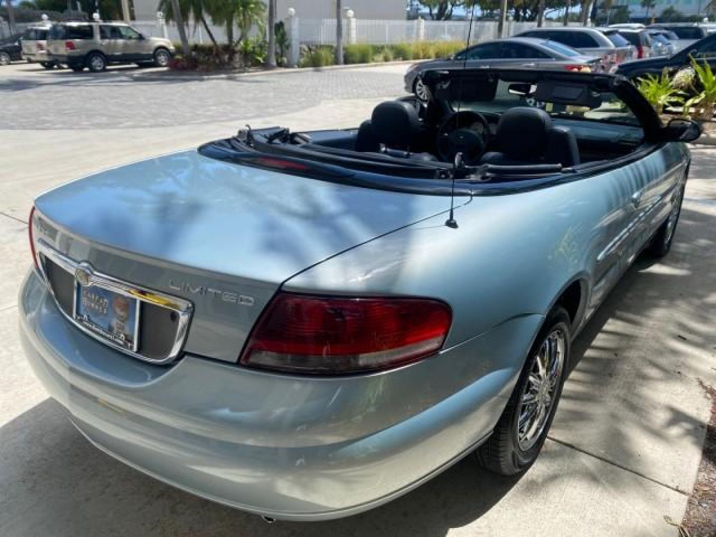 2002 Steel Blue Pearl /Deep Royal Blue Chrysler Sebring Limited 1 OWNER FL LOW MILES 37,932 (1C3EL65RX2N) with an 2.7L MFI DOHC 24-Valve V6 Engine engine, Automatic transmission, located at 4701 North Dixie Hwy, Pompano Beach, FL, 33064, (954) 422-2889, 26.240938, -80.123474 - OUR WEBPAGE FLORIDACARS1.COM HAS OVER 100 PHOTOS AND FREE CARFAX LINK 2002 CHRYSLER SEBRING LIMITED VIN: 1C3EL65RX2N127842 1 C 3 E L 6 5 R X 2 N 1 2 7 8 4 2 CONVERTIBLE 2.7L V6 F DOHC GASOLINE FRONT WHEEL DRIVE Top Features Alloy Wheels Soft Top Infinity Sound System Sunroof(s) Leather Seats Basic F - Photo#74
