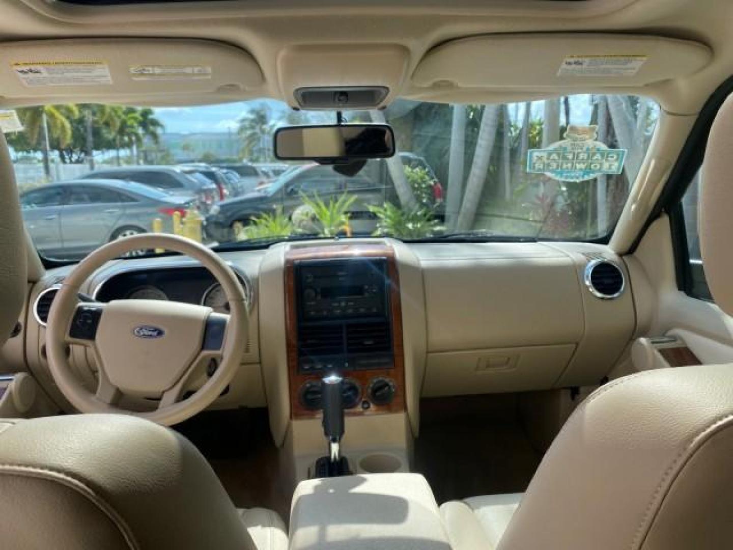 2006 Oxford White /Camel Ford Explorer Eddie Bauer 1 OWNER LOW MILES 88,841 (1FMEU64E56U) with an 4.0L SOHC V6 Engine engine, Automatic transmission, located at 4701 North Dixie Hwy, Pompano Beach, FL, 33064, (954) 422-2889, 26.240938, -80.123474 - OUR WEBPAGE FLORIDACARS1.COM HAS OVER 100 PHOTOS AND FREE CARFAX LINK 2006 FORD EXPLORER EDDIE BAUER VIN: 1FMEU64E56UA54894 1 F M E U 6 4 E 5 6 U A 5 4 8 9 4 4 DOOR WAGON/SPORT UTILITY 4.0L V6 F SOHC GASOLINE REAR WHEEL DRIVE Top Features Alloy Wheels Running Boards Leather Seats Sunroof(s) Parking - Photo#64