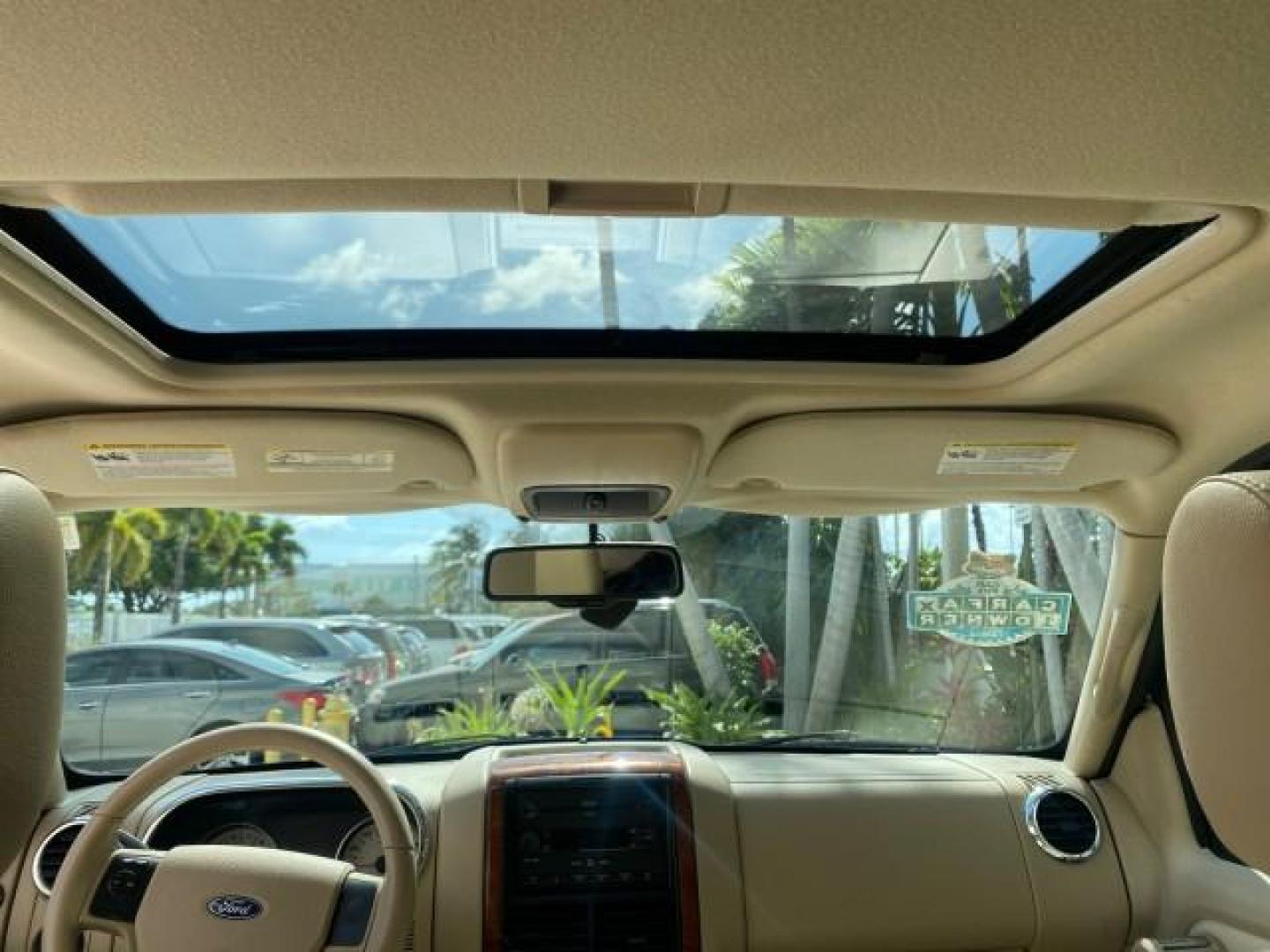 2006 Oxford White /Camel Ford Explorer Eddie Bauer 1 OWNER LOW MILES 88,841 (1FMEU64E56U) with an 4.0L SOHC V6 Engine engine, Automatic transmission, located at 4701 North Dixie Hwy, Pompano Beach, FL, 33064, (954) 422-2889, 26.240938, -80.123474 - OUR WEBPAGE FLORIDACARS1.COM HAS OVER 100 PHOTOS AND FREE CARFAX LINK 2006 FORD EXPLORER EDDIE BAUER VIN: 1FMEU64E56UA54894 1 F M E U 6 4 E 5 6 U A 5 4 8 9 4 4 DOOR WAGON/SPORT UTILITY 4.0L V6 F SOHC GASOLINE REAR WHEEL DRIVE Top Features Alloy Wheels Running Boards Leather Seats Sunroof(s) Parking - Photo#65
