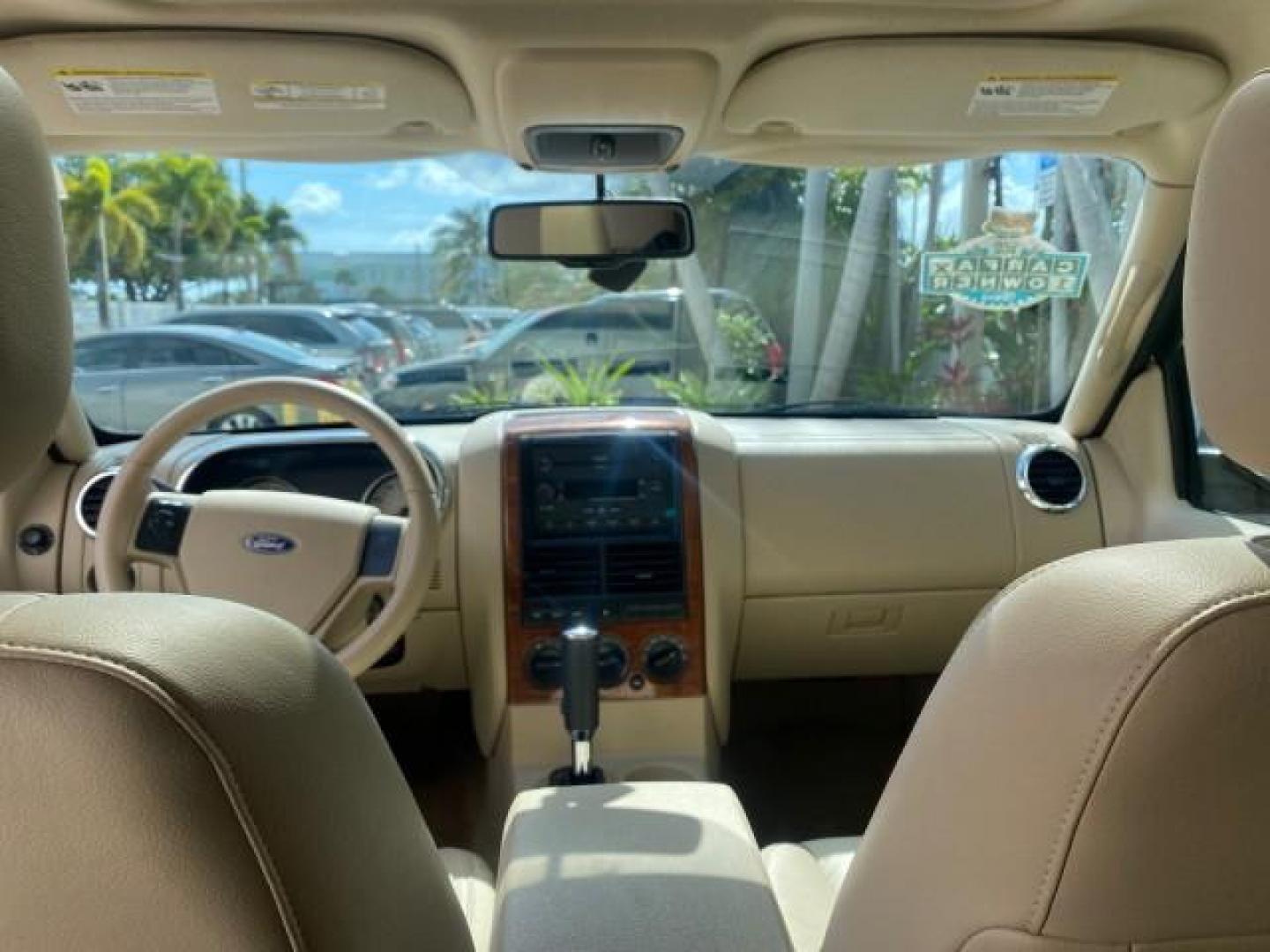2006 Oxford White /Camel Ford Explorer Eddie Bauer 1 OWNER LOW MILES 88,841 (1FMEU64E56U) with an 4.0L SOHC V6 Engine engine, Automatic transmission, located at 4701 North Dixie Hwy, Pompano Beach, FL, 33064, (954) 422-2889, 26.240938, -80.123474 - OUR WEBPAGE FLORIDACARS1.COM HAS OVER 100 PHOTOS AND FREE CARFAX LINK 2006 FORD EXPLORER EDDIE BAUER VIN: 1FMEU64E56UA54894 1 F M E U 6 4 E 5 6 U A 5 4 8 9 4 4 DOOR WAGON/SPORT UTILITY 4.0L V6 F SOHC GASOLINE REAR WHEEL DRIVE Top Features Alloy Wheels Running Boards Leather Seats Sunroof(s) Parking - Photo#66