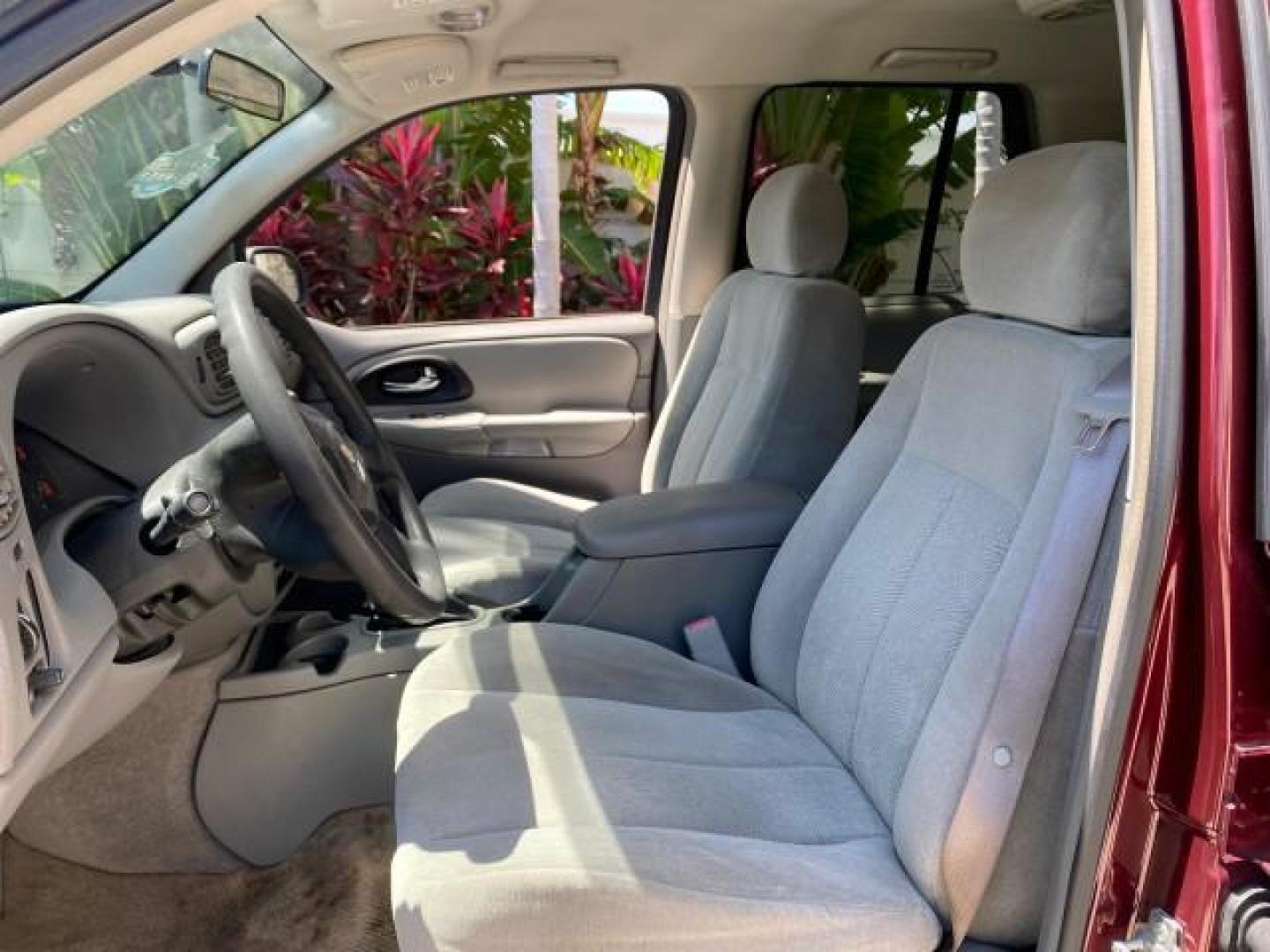 2005 Majestic Red Metallic /Light Gray Chevrolet TrailBlazer LS 39 SERVICES 1 OWNER (1GNDS13SX52) with an 4.2L Vortec 4200 SFI I6 Engine engine, Automatic transmission, located at 4701 North Dixie Hwy, Pompano Beach, FL, 33064, (954) 422-2889, 26.240938, -80.123474 - OUR WEBPAGE FLORIDACARS1.COM HAS OVER 100 PHOTOS AND FREE CARFAX LINK 2005 CHEVROLET TRAILBLAZER LS VIN: 1GNDS13SX52293455 1 G N D S 1 3 S X 5 2 2 9 3 4 5 5 4 DOOR WAGON/SPORT UTILITY 4.2L I6 F GASOLINE REAR WHEEL DRIVE TIRES LOOK NEW! Top Features Alloy Wheels Running Boards Cloth Seats Tow Hitch C - Photo#35