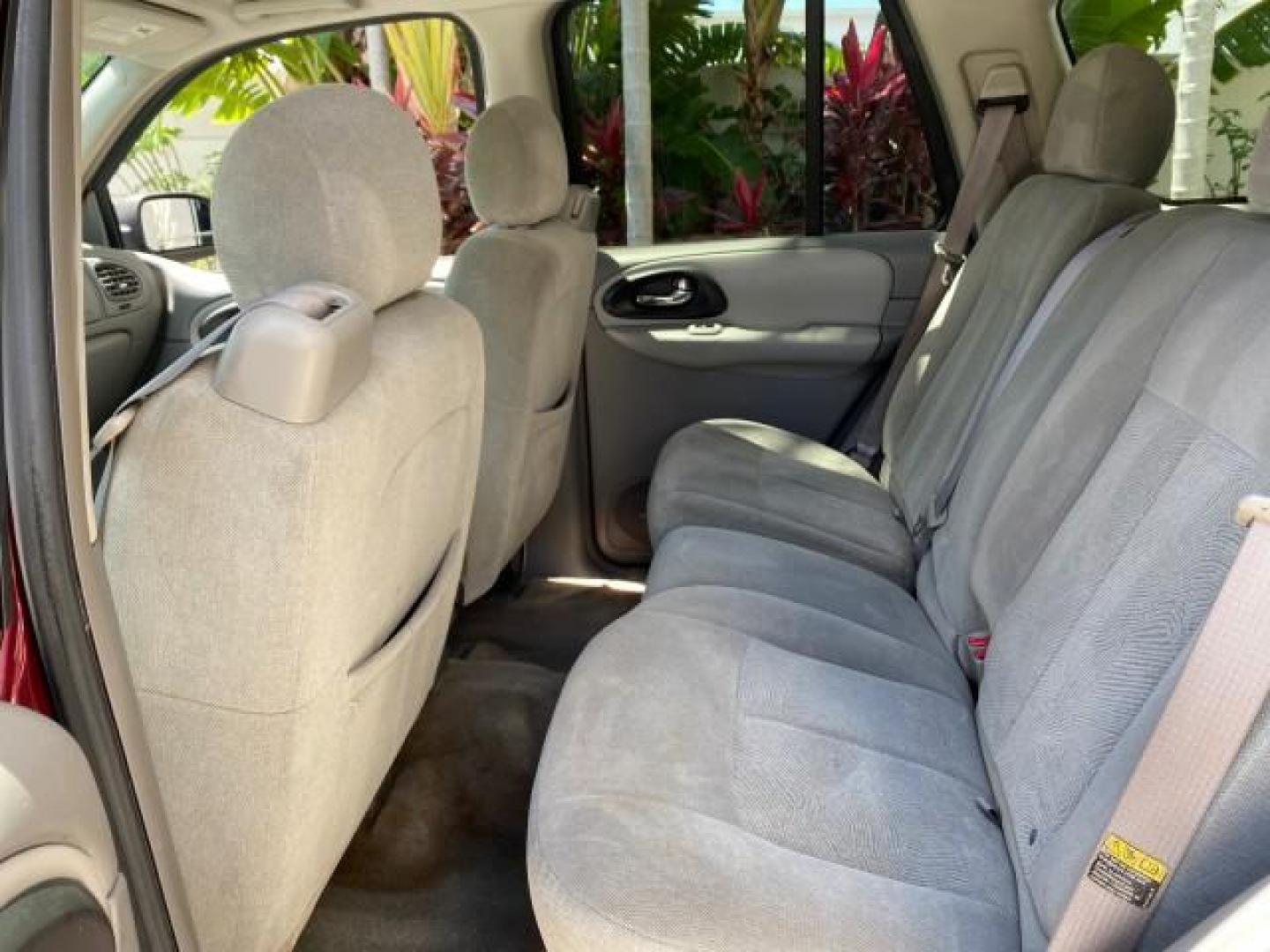 2005 Majestic Red Metallic /Light Gray Chevrolet TrailBlazer LS 39 SERVICES 1 OWNER (1GNDS13SX52) with an 4.2L Vortec 4200 SFI I6 Engine engine, Automatic transmission, located at 4701 North Dixie Hwy, Pompano Beach, FL, 33064, (954) 422-2889, 26.240938, -80.123474 - OUR WEBPAGE FLORIDACARS1.COM HAS OVER 100 PHOTOS AND FREE CARFAX LINK 2005 CHEVROLET TRAILBLAZER LS VIN: 1GNDS13SX52293455 1 G N D S 1 3 S X 5 2 2 9 3 4 5 5 4 DOOR WAGON/SPORT UTILITY 4.2L I6 F GASOLINE REAR WHEEL DRIVE TIRES LOOK NEW! Top Features Alloy Wheels Running Boards Cloth Seats Tow Hitch C - Photo#64