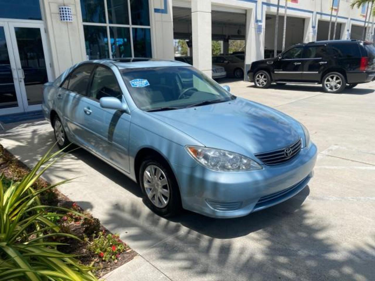 2005 Sky Blue Pearl /Stone Toyota Camry LE FL LOW MILES SUNROOF LEATHER (4T1BE32K25U) with an 2.4L DOHC SEFI Vvti 16-Valve 4-Cyl Engine engine, Automatic transmission, located at 4701 North Dixie Hwy, Pompano Beach, FL, 33064, (954) 422-2889, 26.240938, -80.123474 - OUR WEBPAGE FLORIDACARS1.COM HAS OVER 100 PHOTOS AND FREE CARFAX LINK 2005 TOYOTA CAMRY LE SUNROOF LEATHER VIN: 4T1BE32K25U531416 4 T 1 B E 3 2 K 2 5 U 5 3 1 4 1 6 SEDAN 4 DR 2.4L I4 F DOHC 16V 4 CYL 34 MPG GASOLINE FRONT WHEEL DRIVE Top Features JBL Sound System Leather Seats Basic Features ABS Bra - Photo#24
