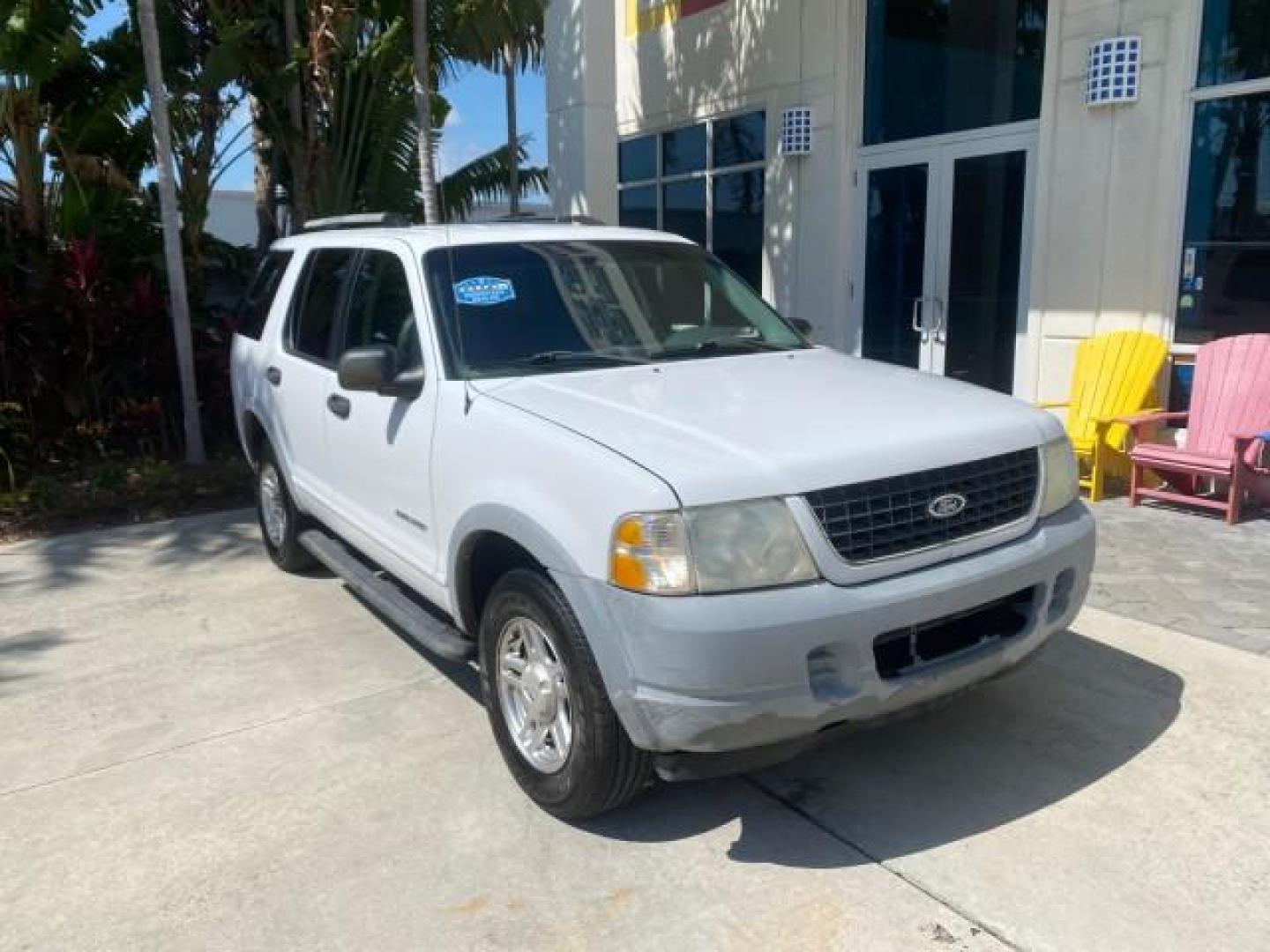2002 Oxford White /Graphite Ford Explorer XLS FL RUNS LIKE NEW (1FMZU62E22U) with an 4.0L SOHC SEFI V6 Engine engine, Automatic transmission, located at 4701 North Dixie Hwy, Pompano Beach, FL, 33064, (954) 422-2889, 26.240938, -80.123474 - OUR WEBPAGE FLORIDACARS1.COM HAS OVER 100 PHOTOS AND FREE CARFAX LINK 2002 FORD EXPLORER XLS VIN: 1FMZU62E22UA45584 1 F M Z U 6 2 E 2 2 U A 4 5 5 8 4 4 DOOR WAGON/SPORT UTILITY 4.0L V6 F SOHC GASOLINE REAR WHEEL DRIVE Highlighted Features Full Roof Rack Tow Hitch CD Audio Power Windows Power Locks A - Photo#1