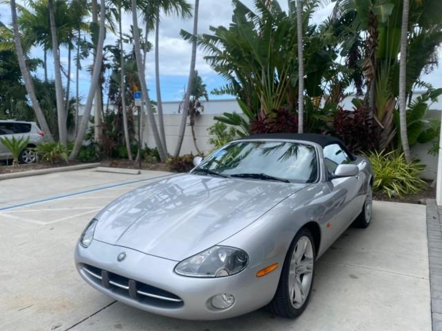 2004 Quartz /Charcoal Jaguar XK8 XK8 CONV LOW MILES 22,152 (SAJDA42CX42) with an 4.2L DOHC EFI 32-Valve Aluminum Alloy V8 Engine engine, Automatic transmission, located at 4701 North Dixie Hwy, Pompano Beach, FL, 33064, (954) 422-2889, 26.240938, -80.123474 - OUR WEBPAGE FLORIDACARS1.COM HAS OVER 100 PHOTOS AND FREE CARFAX LINK 2004 JAGUAR XK-SERIES XK8 $ 75,530 NEW VIN: SAJDA42CX42A37634 S A J D A 4 2 C X 4 2 A 3 7 6 3 4 CONVERTIBLE 4.2L V8 F DOHC GASOLINE REAR WHEEL DRIVE TOP WORKS GREAT! TIRES ARE LIKE NEW! Top Features Alloy Wheels Leather Seats Alpi - Photo#3