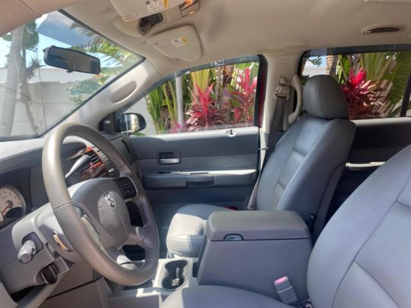 2006 Flame Red /Med Slate Gray Dodge Durango 3RD ROW SLT LOW MILES 34,957 (1D4HD48N06F) with an 4.7L V8 Magnum Engine engine, Automatic transmission, located at 4701 North Dixie Hwy, Pompano Beach, FL, 33064, (954) 422-2889, 26.240938, -80.123474 - OUR WEBPAGE FLORIDACARS1.COM HAS OVER 100 PHOTOS AND FREE CARFAX LINK 2006 DODGE DURANGO SLT 50 SERVICE RECORDS FULLY MAINTANED VIN: 1D4HD48N06F182662 1 D 4 H D 4 8 N 0 6 F 1 8 2 6 6 2 4 DOOR WAGON/SPORT UTILITY 4.7L V8 F OHV GASOLINE REAR WHEEL DRIVE Top Features Alloy Wheels Rear Entertainment Sys - Photo#34
