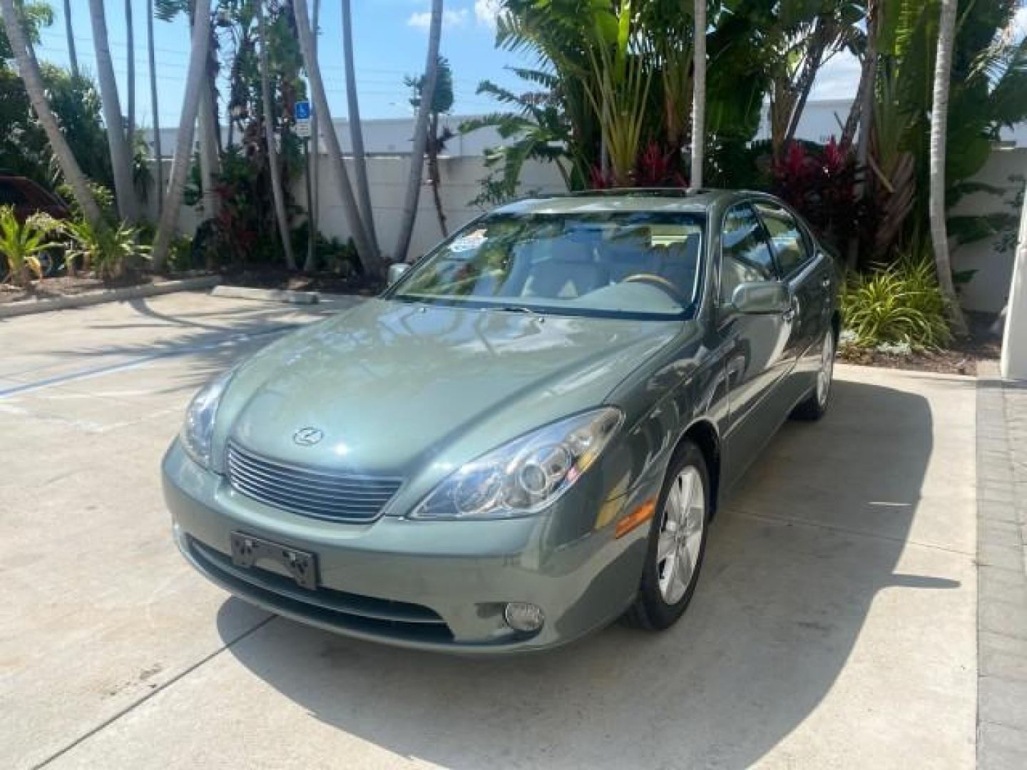 2005 Oasis Green Pearl /Ash Lexus ES 330 1 OWNER LOW MILES 62,870 (JTHBA30GX55) with an 3.3L DOHC EFI 24-Valve V6 Engine engine, Automatic transmission, located at 4701 North Dixie Hwy, Pompano Beach, FL, 33064, (954) 422-2889, 26.240938, -80.123474 - OUR WEBPAGE FLORIDACARS1.COM HAS OVER 100 PHOTOS AND FREE CARFAX LINK 2005 LEXUS ES 330 SUNROOF LOADED NON SMOKERS VIN: JTHBA30GX55134432 J T H B A 3 0 G X 5 5 1 3 4 4 3 2 SEDAN 4 DR 3.3L V6 F 24V GASOLINE 29 MPG FRONT WHEEL DRIVE Top Features A/C Seat(s) Mark Levinson Sound Alloy Wheels Memory Seat - Photo#3