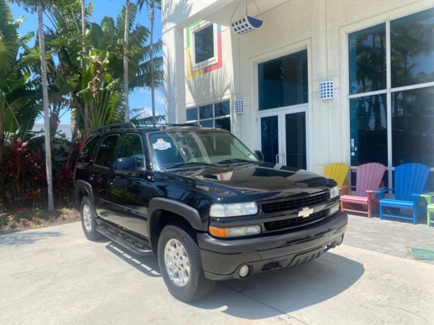 2005 Black /Gray/Dark Charcoal Chevrolet Tahoe LS Z71 1 OWNER LOW MILES 82,796 (1GNEC13T85R) with an 5.3L Vortec 5300 V8 SFI Engine engine, Automatic transmission, located at 4701 North Dixie Hwy, Pompano Beach, FL, 33064, (954) 422-2889, 26.240938, -80.123474 - OUR WEBPAGE FLORIDACARS1.COM HAS OVER 100 PHOTOS AND FREE CARFAX LINK 2005 CHEVROLET TAHOE LS 1 OWNER NO ACCIDENTS16 SERVICE RECORDS VIN: 1GNEC13T85R212888 1 G N E C 1 3 T 8 5 R 2 1 2 8 8 8 4 DOOR WAGON/SPORT UTILITY 5.3L V8 F GASOLINE REAR WHEEL DRIVE Top Features Alloy Wheels Rear Air Conditioning - Photo#1