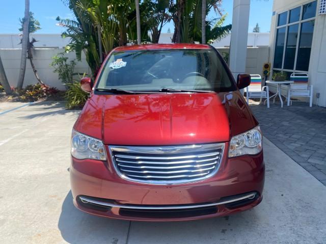 2012 Deep Cherry Red Crystal Pearl /Dark Frost Beige/Medium Frost Beige Interior Chrysler Town and Country 1 OWNER LOW MILES 58.411 (2C4RC1BG4CR) with an 3.6L V6 Cylinder Engine engine, Automatic transmission, located at 4701 North Dixie Hwy, Pompano Beach, FL, 33064, (954) 422-2889, 26.240938, -80.123474 - OUR WEBPAGE FLORIDACARS1.COM HAS OVER 100 PHOTOS AND FREE CARFAX LINK 2012 CHRYSLER TOWN AND COUNTRY TOURING VIN: 2C4RC1BG4CR189972 2 C 4 R C 1 B G 4 C R 1 8 9 9 7 2 VAN 3.6L V6 F DOHC 24V GASOLINE FRONT WHEEL DRIVE Top Features Alloy Wheels Rear Air Conditioning Bluetooth Technology Rear Entertainm - Photo#2