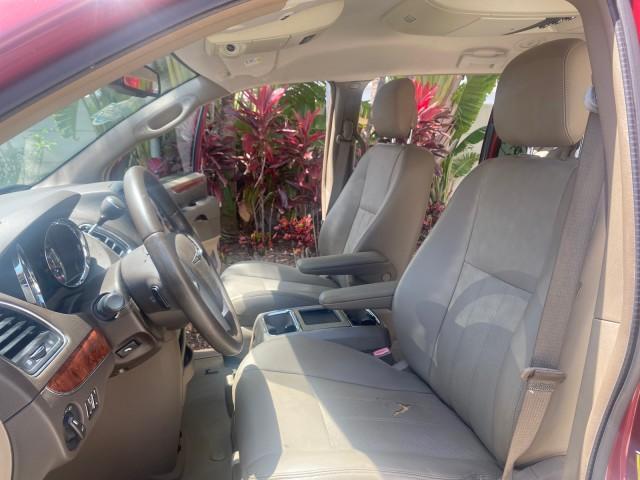 2012 Deep Cherry Red Crystal Pearl /Dark Frost Beige/Medium Frost Beige Interior Chrysler Town and Country 1 OWNER LOW MILES 58.411 (2C4RC1BG4CR) with an 3.6L V6 Cylinder Engine engine, Automatic transmission, located at 4701 North Dixie Hwy, Pompano Beach, FL, 33064, (954) 422-2889, 26.240938, -80.123474 - OUR WEBPAGE FLORIDACARS1.COM HAS OVER 100 PHOTOS AND FREE CARFAX LINK 2012 CHRYSLER TOWN AND COUNTRY TOURING VIN: 2C4RC1BG4CR189972 2 C 4 R C 1 B G 4 C R 1 8 9 9 7 2 VAN 3.6L V6 F DOHC 24V GASOLINE FRONT WHEEL DRIVE Top Features Alloy Wheels Rear Air Conditioning Bluetooth Technology Rear Entertainm - Photo#10