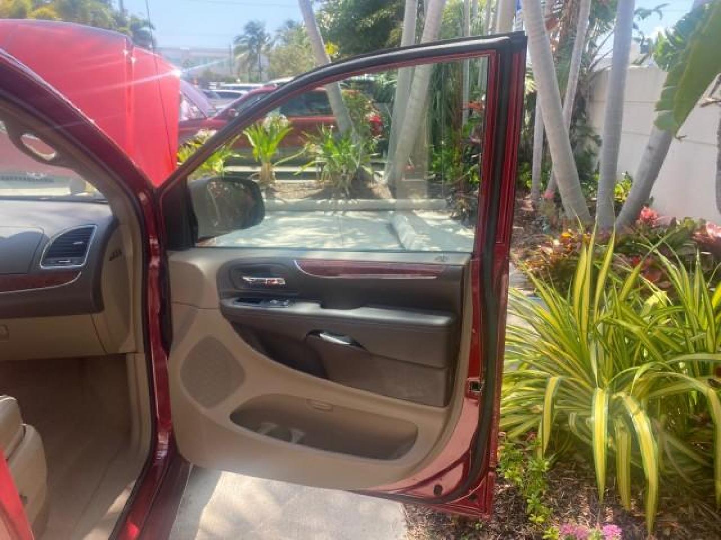 2012 Deep Cherry Red Crystal Pearl /Dark Frost Beige/Medium Frost Be Chrysler Town and Country 1 OWNER LOW MILES 58.406 (2C4RC1BG4CR) with an 3.6L V6 Cylinder Engine engine, Automatic transmission, located at 4701 North Dixie Hwy, Pompano Beach, FL, 33064, (954) 422-2889, 26.240938, -80.123474 - OUR WEBPAGE FLORIDACARS1.COM HAS OVER 100 PHOTOS AND FREE CARFAX LINK 2012 CHRYSLER TOWN AND COUNTRY TOURING VIN: 2C4RC1BG4CR189972 2 C 4 R C 1 B G 4 C R 1 8 9 9 7 2 VAN 3.6L V6 F DOHC 24V GASOLINE FRONT WHEEL DRIVE Top Features Alloy Wheels Rear Air Conditioning Bluetooth Technology Rear Entertainm - Photo#11