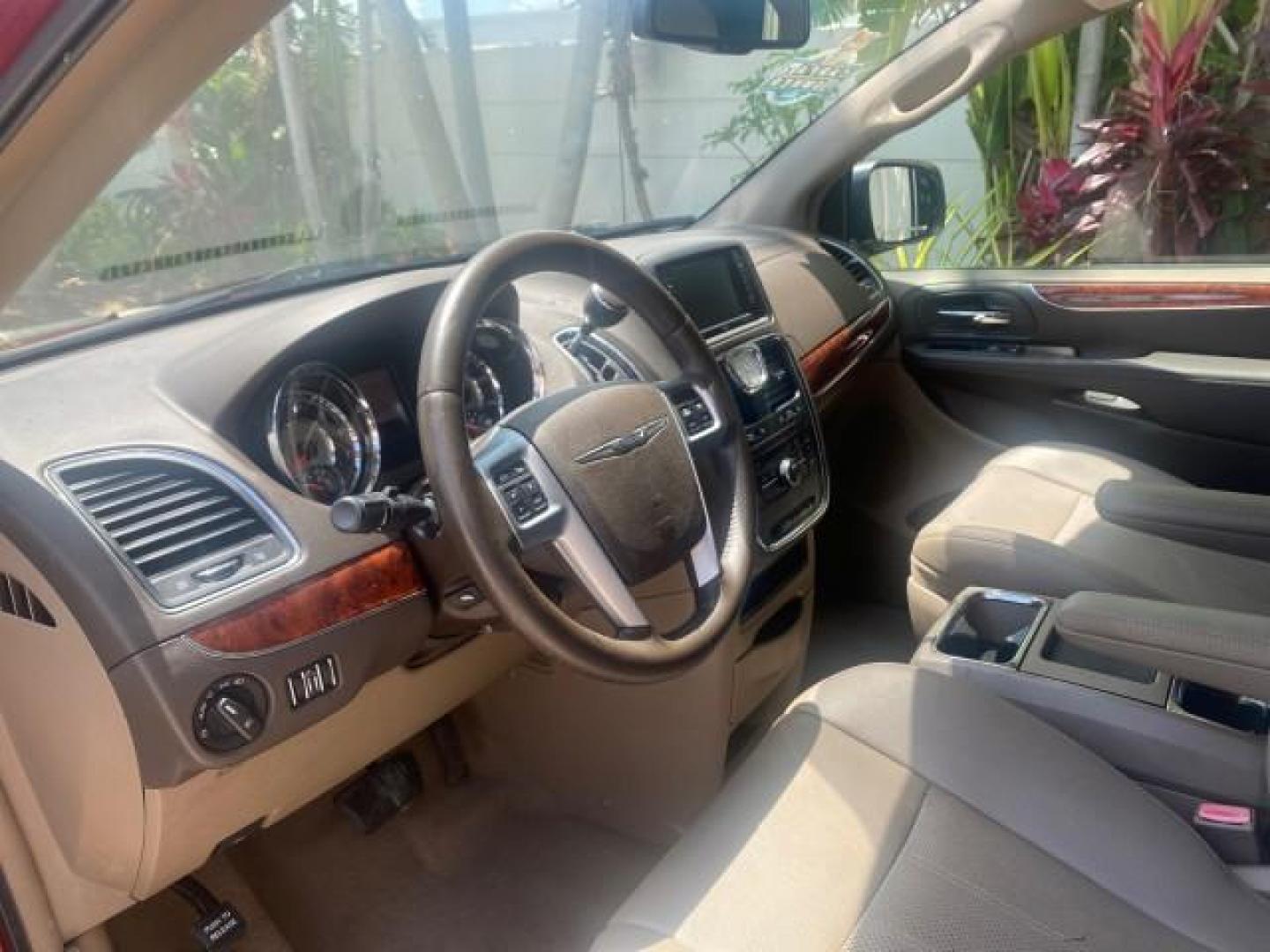 2012 Deep Cherry Red Crystal Pearl /Dark Frost Beige/Medium Frost Be Chrysler Town and Country 1 OWNER LOW MILES 58.406 (2C4RC1BG4CR) with an 3.6L V6 Cylinder Engine engine, Automatic transmission, located at 4701 North Dixie Hwy, Pompano Beach, FL, 33064, (954) 422-2889, 26.240938, -80.123474 - OUR WEBPAGE FLORIDACARS1.COM HAS OVER 100 PHOTOS AND FREE CARFAX LINK 2012 CHRYSLER TOWN AND COUNTRY TOURING VIN: 2C4RC1BG4CR189972 2 C 4 R C 1 B G 4 C R 1 8 9 9 7 2 VAN 3.6L V6 F DOHC 24V GASOLINE FRONT WHEEL DRIVE Top Features Alloy Wheels Rear Air Conditioning Bluetooth Technology Rear Entertainm - Photo#35