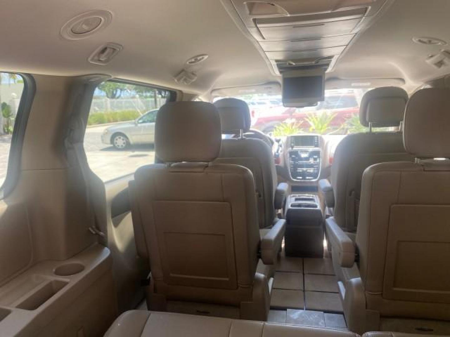 2012 Deep Cherry Red Crystal Pearl /Dark Frost Beige/Medium Frost Be Chrysler Town and Country 1 OWNER LOW MILES 58.406 (2C4RC1BG4CR) with an 3.6L V6 Cylinder Engine engine, Automatic transmission, located at 4701 North Dixie Hwy, Pompano Beach, FL, 33064, (954) 422-2889, 26.240938, -80.123474 - OUR WEBPAGE FLORIDACARS1.COM HAS OVER 100 PHOTOS AND FREE CARFAX LINK 2012 CHRYSLER TOWN AND COUNTRY TOURING VIN: 2C4RC1BG4CR189972 2 C 4 R C 1 B G 4 C R 1 8 9 9 7 2 VAN 3.6L V6 F DOHC 24V GASOLINE FRONT WHEEL DRIVE Top Features Alloy Wheels Rear Air Conditioning Bluetooth Technology Rear Entertainm - Photo#86