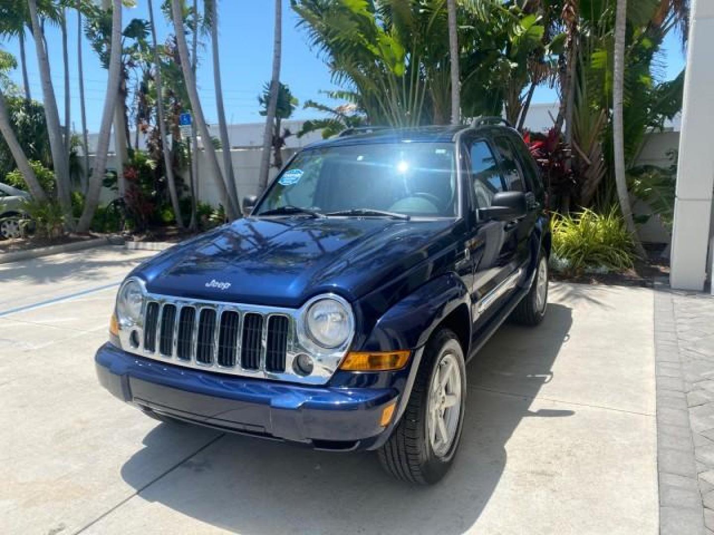 2006 Patriot Blue Pearl /Med Slate Gray Jeep Liberty 4WD Limited LOW MILES 75,404 (1J4GL58K16W) with an 3.7L V6 Engine engine, Automatic transmission, located at 4701 North Dixie Hwy, Pompano Beach, FL, 33064, (954) 422-2889, 26.240938, -80.123474 - OUR WEBPAGE FLORIDACARS1.COM HAS OVER 100 PHOTOS AND FREE CARFAX LINK 2006 JEEP LIBERTY LIMITED VIN: 1J4GL58K16W148375 1 J 4 G L 5 8 K 1 6 W 1 4 8 3 7 5 4 DOOR WAGON/SPORT UTILITY 3.7L V6 F GASOLINE REAR WHEEL DRIVE W/ 4X4 Top Features 4WD/AWD Sunroof(s) Alloy Wheels Tow Hitch Cloth Seats Basic Feat - Photo#2