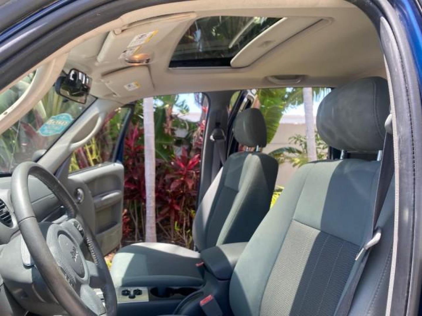 2006 Patriot Blue Pearl /Med Slate Gray Jeep Liberty 4WD Limited LOW MILES 75,404 (1J4GL58K16W) with an 3.7L V6 Engine engine, Automatic transmission, located at 4701 North Dixie Hwy, Pompano Beach, FL, 33064, (954) 422-2889, 26.240938, -80.123474 - OUR WEBPAGE FLORIDACARS1.COM HAS OVER 100 PHOTOS AND FREE CARFAX LINK 2006 JEEP LIBERTY LIMITED VIN: 1J4GL58K16W148375 1 J 4 G L 5 8 K 1 6 W 1 4 8 3 7 5 4 DOOR WAGON/SPORT UTILITY 3.7L V6 F GASOLINE REAR WHEEL DRIVE W/ 4X4 Top Features 4WD/AWD Sunroof(s) Alloy Wheels Tow Hitch Cloth Seats Basic Feat - Photo#10
