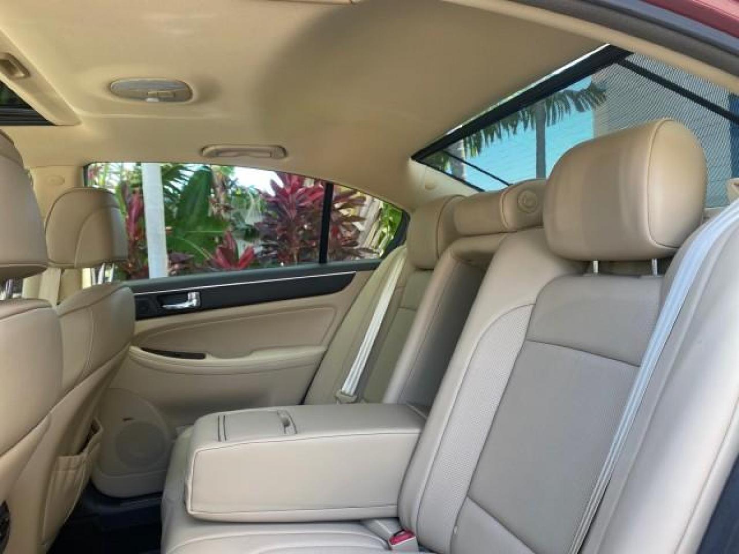 2010 Cabernet Red Pearl /Cashmere Hyundai Genesis 1 OWNER LOW MILES 38,780 (KMHGC4DE5AU) with an 3.8L DOHC V6 Engine engine, Automatic transmission, located at 4701 North Dixie Hwy, Pompano Beach, FL, 33064, (954) 422-2889, 26.240938, -80.123474 - OUR WEBPAGE FLORIDACARS1.COM HAS OVER 100 PHOTOS AND FREE CARFAX LINK 2010 HYUNDAI GENESIS 3.8L V6 $ 41,050 NEW VIN: KMHGC4DE5AU073633 K M H G C 4 D E 5 A U 0 7 3 6 3 3 SEDAN 4 DR 3.8L V6 F DOHC 24V GASOLINE REAR WHEEL DRIVE Top Features A/C Seat(s) Navigation System Alloy Wheels Parking Sensors Aut - Photo#69