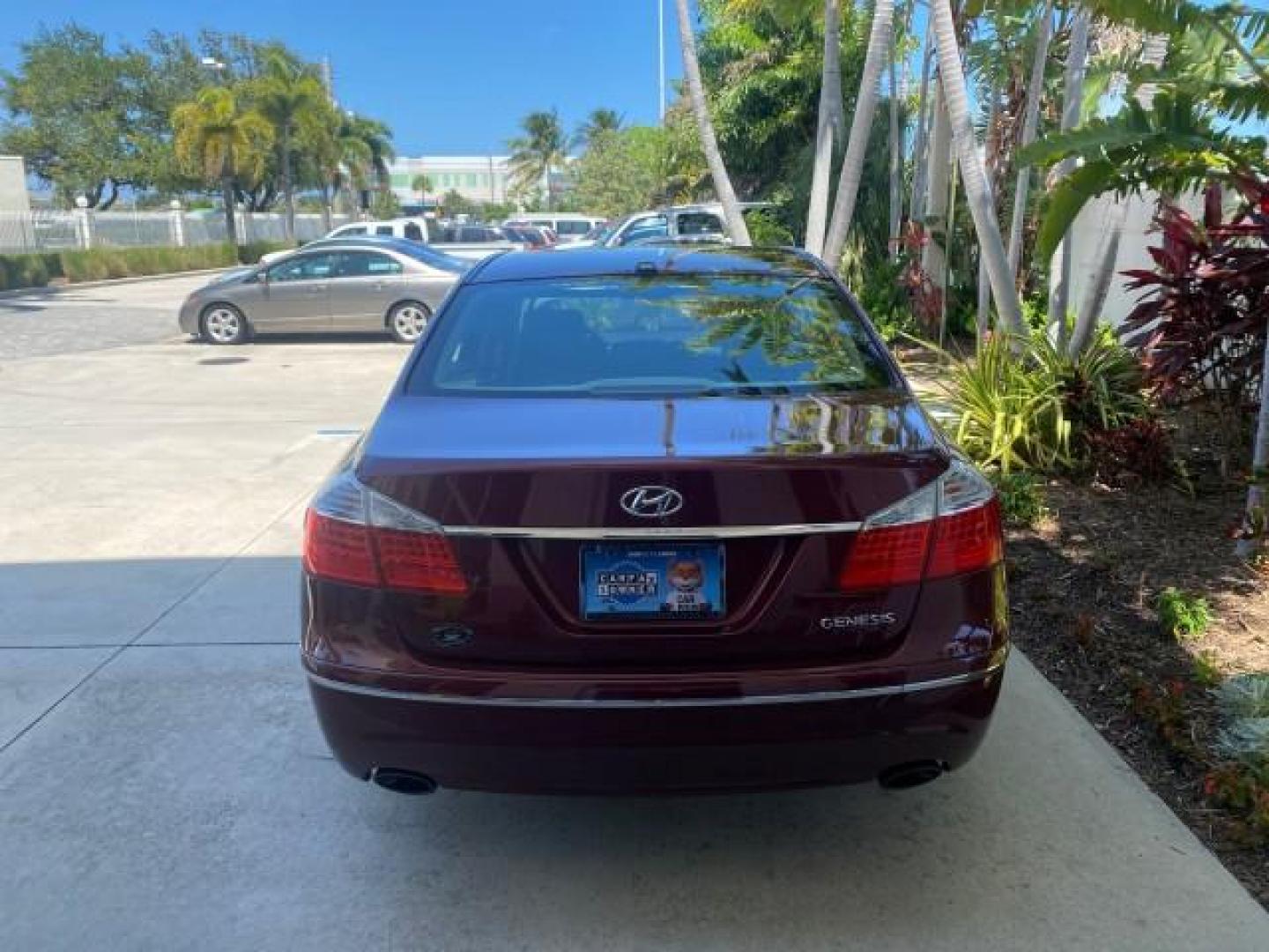 2010 Cabernet Red Pearl /Cashmere Hyundai Genesis 1 OWNER LOW MILES 38,780 (KMHGC4DE5AU) with an 3.8L DOHC V6 Engine engine, Automatic transmission, located at 4701 North Dixie Hwy, Pompano Beach, FL, 33064, (954) 422-2889, 26.240938, -80.123474 - OUR WEBPAGE FLORIDACARS1.COM HAS OVER 100 PHOTOS AND FREE CARFAX LINK 2010 HYUNDAI GENESIS 3.8L V6 $ 41,050 NEW VIN: KMHGC4DE5AU073633 K M H G C 4 D E 5 A U 0 7 3 6 3 3 SEDAN 4 DR 3.8L V6 F DOHC 24V GASOLINE REAR WHEEL DRIVE Top Features A/C Seat(s) Navigation System Alloy Wheels Parking Sensors Aut - Photo#83