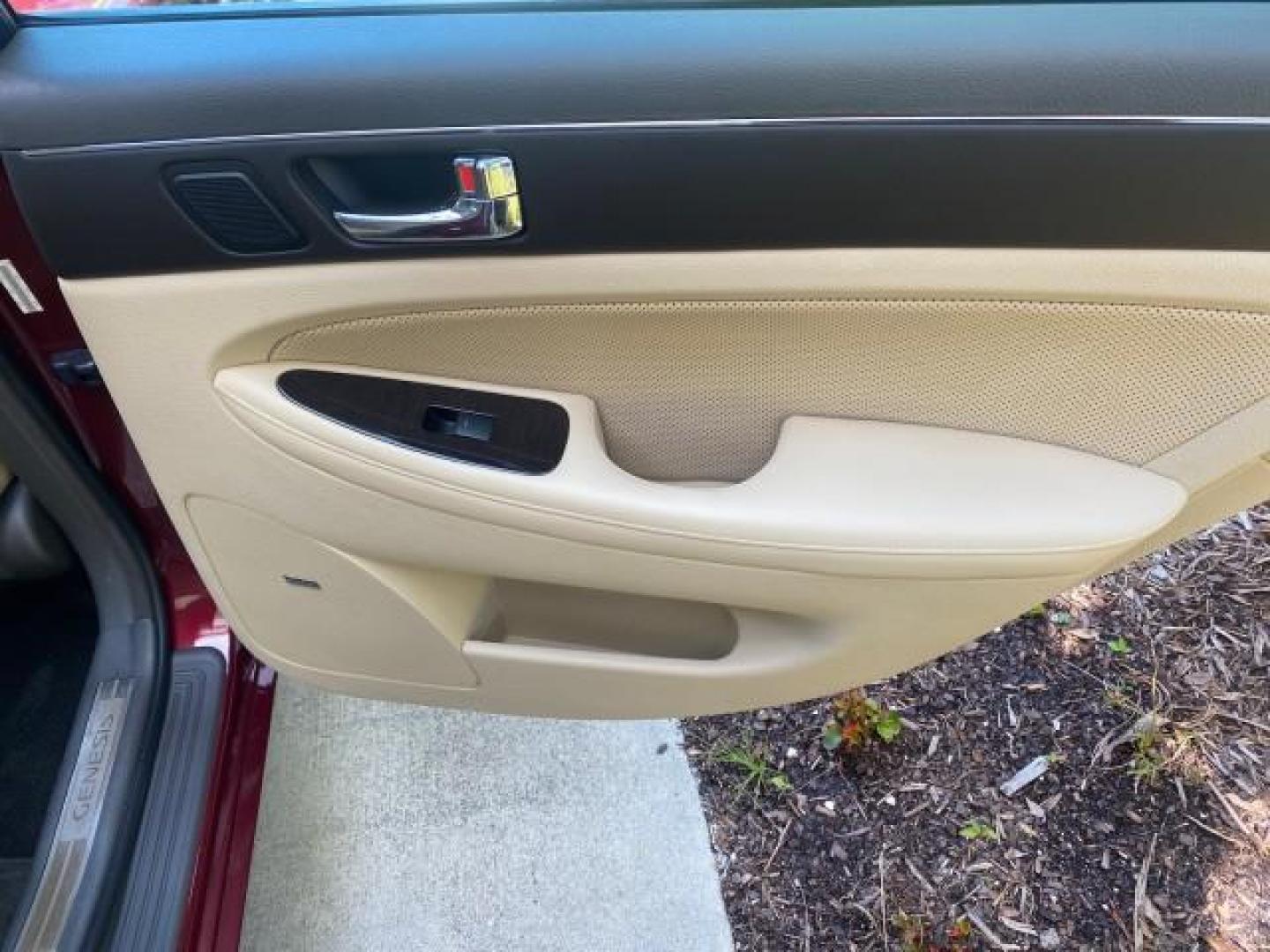 2010 Cabernet Red Pearl /Cashmere Hyundai Genesis 1 OWNER LOW MILES 38,780 (KMHGC4DE5AU) with an 3.8L DOHC V6 Engine engine, Automatic transmission, located at 4701 North Dixie Hwy, Pompano Beach, FL, 33064, (954) 422-2889, 26.240938, -80.123474 - OUR WEBPAGE FLORIDACARS1.COM HAS OVER 100 PHOTOS AND FREE CARFAX LINK 2010 HYUNDAI GENESIS 3.8L V6 $ 41,050 NEW VIN: KMHGC4DE5AU073633 K M H G C 4 D E 5 A U 0 7 3 6 3 3 SEDAN 4 DR 3.8L V6 F DOHC 24V GASOLINE REAR WHEEL DRIVE Top Features A/C Seat(s) Navigation System Alloy Wheels Parking Sensors Aut - Photo#95