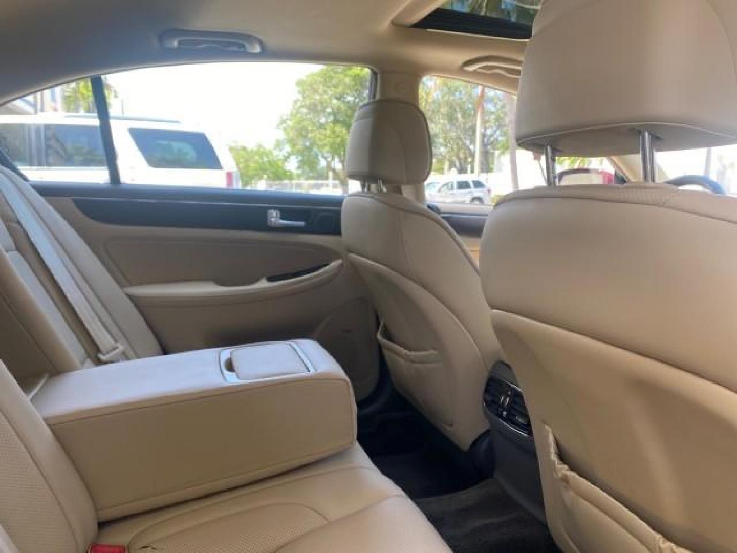 2010 Cabernet Red Pearl /Cashmere Hyundai Genesis 1 OWNER LOW MILES 38,780 (KMHGC4DE5AU) with an 3.8L DOHC V6 Engine engine, Automatic transmission, located at 4701 North Dixie Hwy, Pompano Beach, FL, 33064, (954) 422-2889, 26.240938, -80.123474 - OUR WEBPAGE FLORIDACARS1.COM HAS OVER 100 PHOTOS AND FREE CARFAX LINK 2010 HYUNDAI GENESIS 3.8L V6 $ 41,050 NEW VIN: KMHGC4DE5AU073633 K M H G C 4 D E 5 A U 0 7 3 6 3 3 SEDAN 4 DR 3.8L V6 F DOHC 24V GASOLINE REAR WHEEL DRIVE Top Features A/C Seat(s) Navigation System Alloy Wheels Parking Sensors Aut - Photo#99
