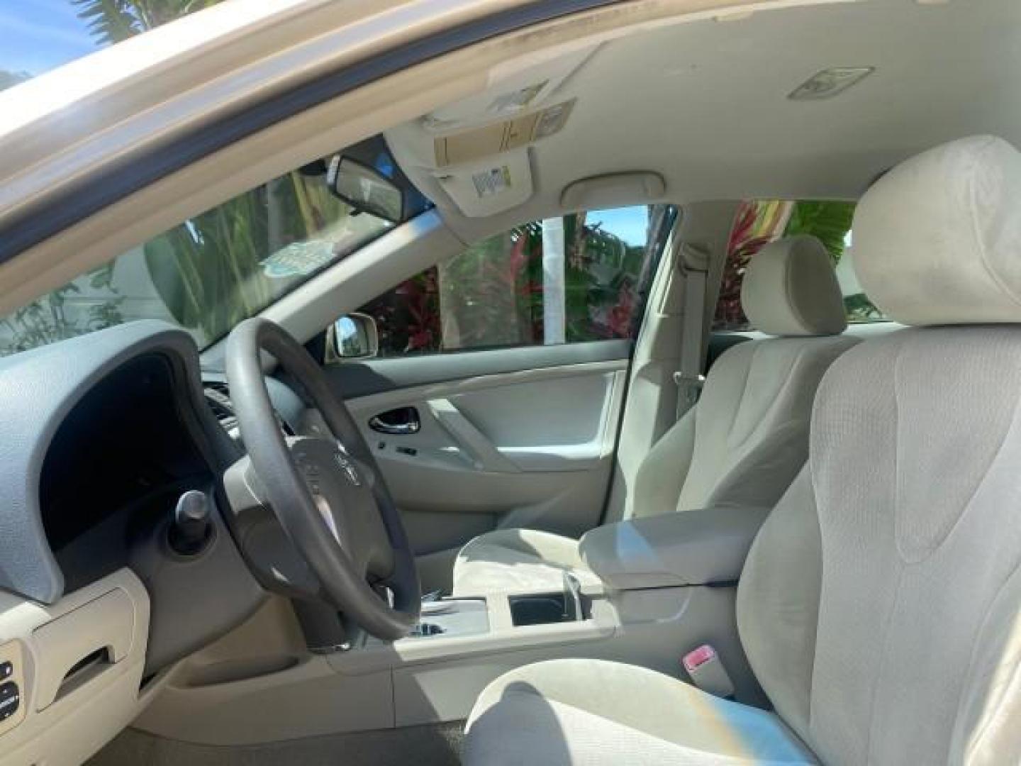 2010 Sandy Beach Metallic /Bisque Toyota Camry LE 1 OWNER LOW MILES 27,079 (4T1BF3EK1AU) with an 2.5L 4-Cyl Engine engine, Automatic transmission, located at 4701 North Dixie Hwy, Pompano Beach, FL, 33064, (954) 422-2889, 26.240938, -80.123474 - OUR WEBPAGE FLORIDACARS1.COM HAS OVER 100 PHOTOS AND FREE CARFAX LINK 2010 TOYOTA CAMRY LE WE WILL ADD NEW TIRES! VIN: 4T1BF3EK1AU533077 4 T 1 B F 3 E K 1 A U 5 3 3 0 7 7 SEDAN 4 DR 2.5L I4 F DOHC 16V 32 MPG GASOLINE FRONT WHEEL DRIVE Top Features Cloth Seats Basic Features ABS Brakes Auxiliary Audi - Photo#31