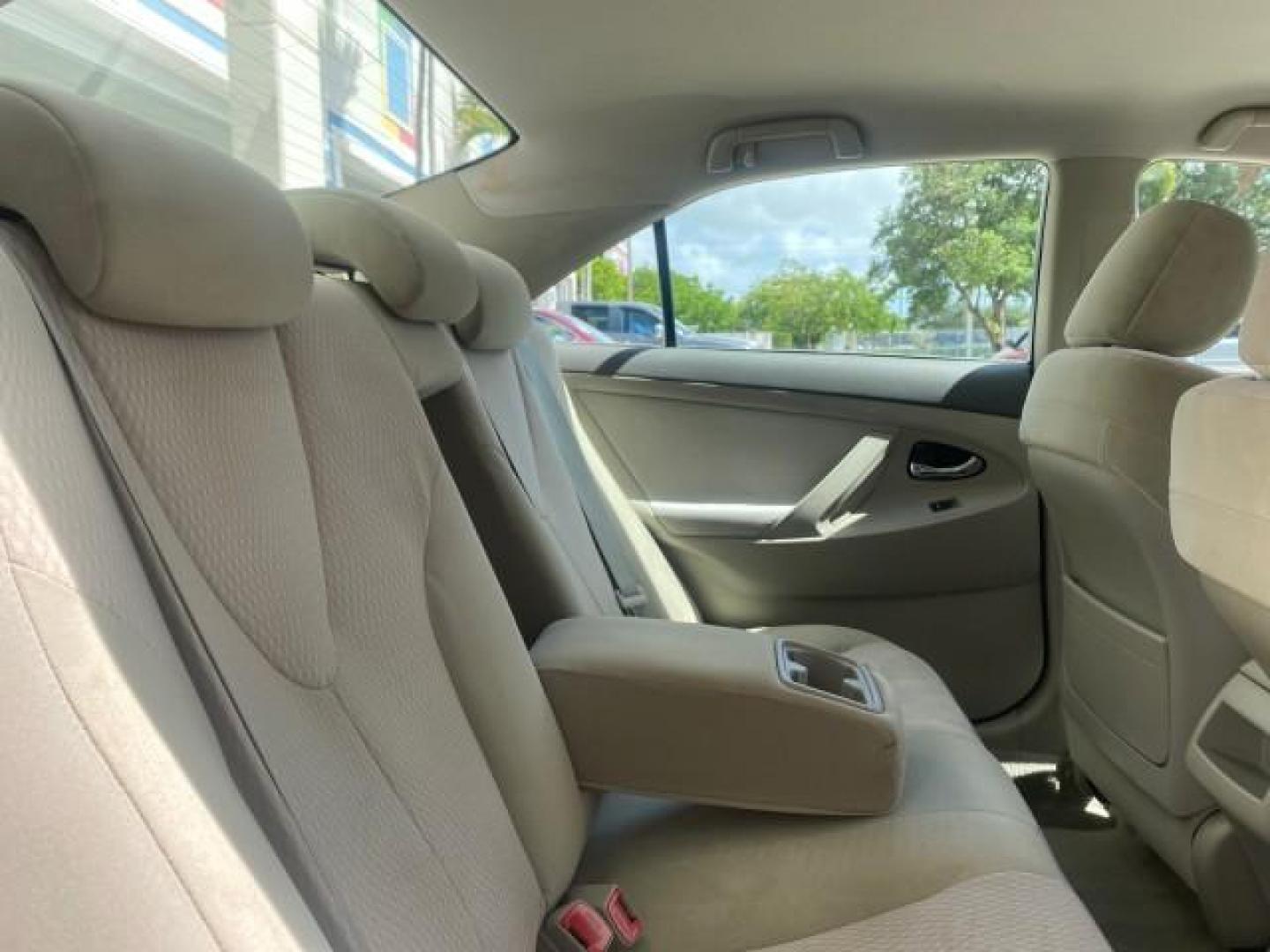 2010 Sandy Beach Metallic /Bisque Toyota Camry LE 1 OWNER LOW MILES 27,079 (4T1BF3EK1AU) with an 2.5L 4-Cyl Engine engine, Automatic transmission, located at 4701 North Dixie Hwy, Pompano Beach, FL, 33064, (954) 422-2889, 26.240938, -80.123474 - OUR WEBPAGE FLORIDACARS1.COM HAS OVER 100 PHOTOS AND FREE CARFAX LINK 2010 TOYOTA CAMRY LE WE WILL ADD NEW TIRES! VIN: 4T1BF3EK1AU533077 4 T 1 B F 3 E K 1 A U 5 3 3 0 7 7 SEDAN 4 DR 2.5L I4 F DOHC 16V 32 MPG GASOLINE FRONT WHEEL DRIVE Top Features Cloth Seats Basic Features ABS Brakes Auxiliary Audi - Photo#84
