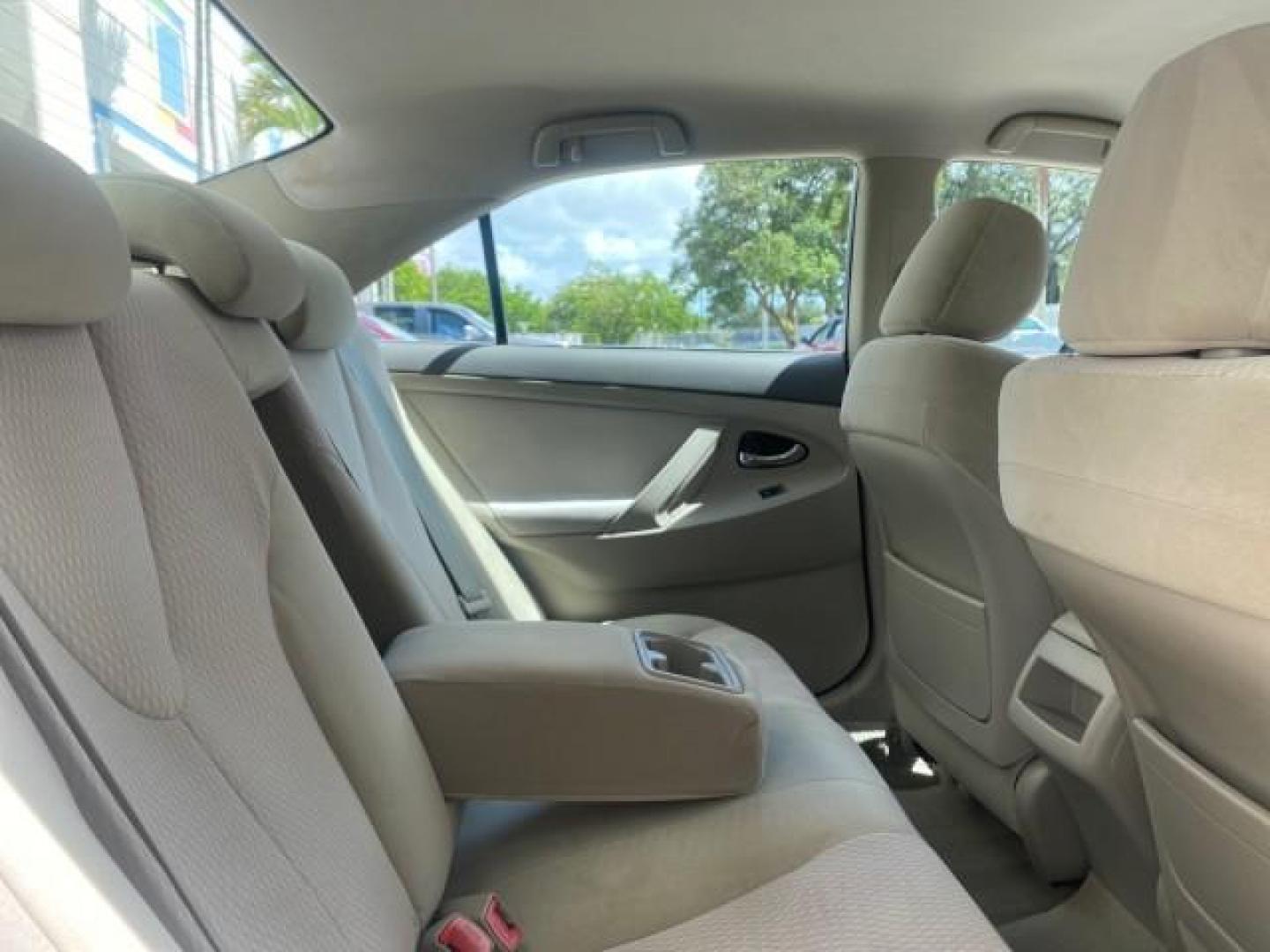 2010 Sandy Beach Metallic /Bisque Toyota Camry LE 1 OWNER LOW MILES 27,079 (4T1BF3EK1AU) with an 2.5L 4-Cyl Engine engine, Automatic transmission, located at 4701 North Dixie Hwy, Pompano Beach, FL, 33064, (954) 422-2889, 26.240938, -80.123474 - OUR WEBPAGE FLORIDACARS1.COM HAS OVER 100 PHOTOS AND FREE CARFAX LINK 2010 TOYOTA CAMRY LE WE WILL ADD NEW TIRES! VIN: 4T1BF3EK1AU533077 4 T 1 B F 3 E K 1 A U 5 3 3 0 7 7 SEDAN 4 DR 2.5L I4 F DOHC 16V 32 MPG GASOLINE FRONT WHEEL DRIVE Top Features Cloth Seats Basic Features ABS Brakes Auxiliary Audi - Photo#85