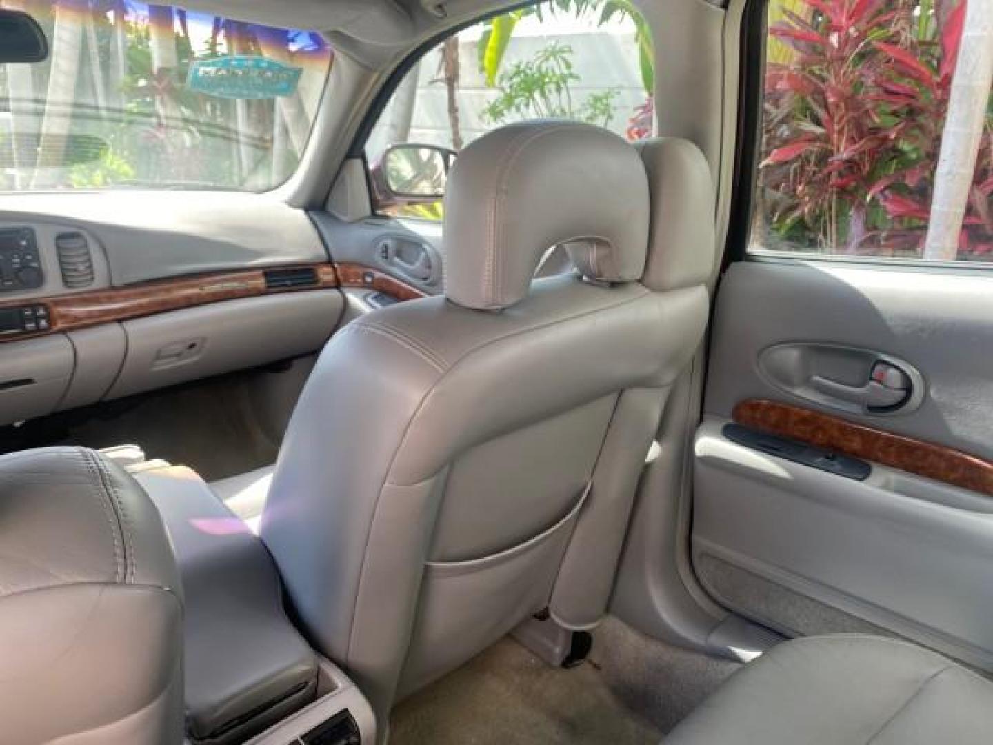 2003 Cabernet Red Metallic /Medium Gray Buick LeSabre Limited 1 OWNER FL LOW MILES 72,247 (1G4HR54KX3U) with an 3.8L 3800 V6 SFI Engine engine, Automatic transmission, located at 4701 North Dixie Hwy, Pompano Beach, FL, 33064, (954) 422-2889, 26.240938, -80.123474 - OUR WEBPAGE FLORIDACARS1.COM HAS OVER 100 PHOTOS AND FREE CARFAX LINK 2003 BUICK LESABRE LIMITED $ 31,795 NEW VIN: 1G4HR54KX3U187919 1 G 4 H R 5 4 K X 3 U 1 8 7 9 1 9 SEDAN 4 DR 3.8L V6 F 12V GASOLINE 29 MPG FRONT WHEEL DRIVE Top Features Alloy Wheels Front Seat Heaters Leather Seats Rear Seat Heate - Photo#72
