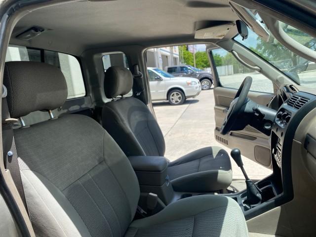 2004 Radiant Silver Metallic /Gray Nissan Frontier 2WD XE LOW MILES 70,694 (1N6DD26T74C) with an 2.4L DOHC SMPI 16-Valve 4-Cyl Engine engine, Manual transmission, located at 4701 North Dixie Hwy, Pompano Beach, FL, 33064, (954) 422-2889, 26.240938, -80.123474 - OUR WEBPAGE FLORIDACARS1.COM HAS OVER 100 PHOTOS AND FREE CARFAX LINK 2004 NISSAN FRONTIER VIN: 1N6DD26T74C451236 CLUB CAB PICKUP 2.4L I4 F DOHC 16V GASOLINE REAR WHEEL DRIVE Top Features Bed Liner Cloth Seats Basic Features ABS Brakes AM/FM Stereo Air Conditioning CD Audio Manual Transmission Power - Photo#12