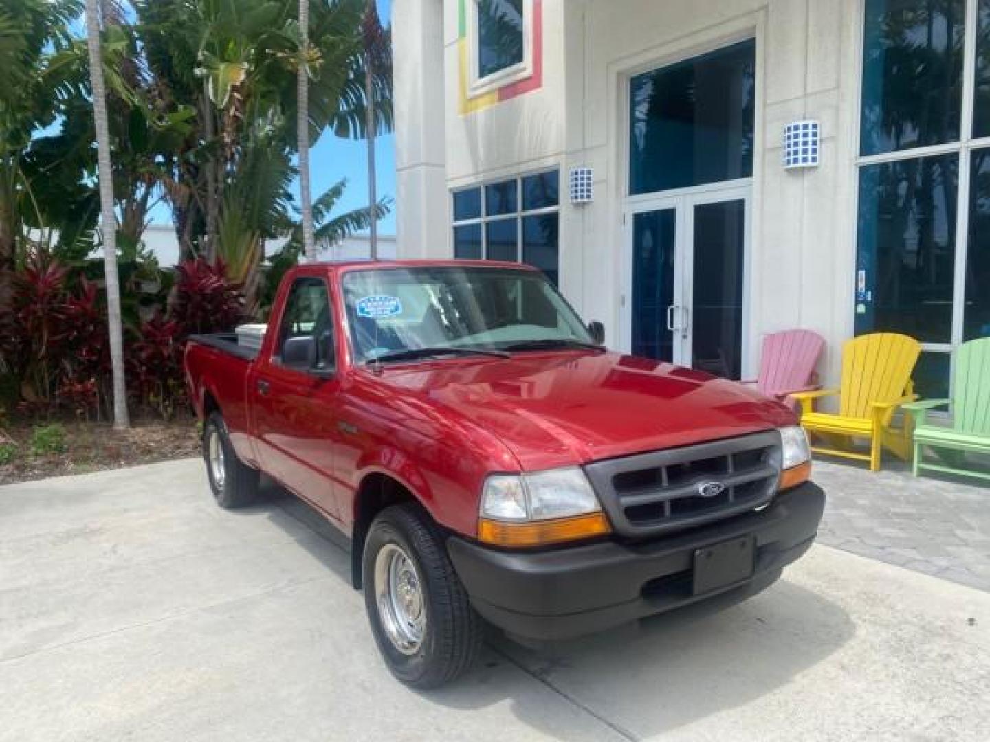 2000 Bright Red /Medium Graphite Ford Ranger XL LOW MILES 68,660 5 SPD (1FTYR10C5YT) with an 2.5L SOHC SEFI 4-Cyl Engine engine, Manual transmission, located at 4701 North Dixie Hwy, Pompano Beach, FL, 33064, (954) 422-2889, 26.240938, -80.123474 - OUR WEBPAGE FLORIDACARS1.COM HAS OVER 100 PHOTOS AND FREE CARFAX LINK 2000 FORD RANGER XL VIN: 1FTYR10C5YTB43464 1 F T Y R 1 0 C 5 Y T B 4 3 4 6 4 PICKUP 2.5L I4 F SOHC 8V GASOLINE REAR WHEEL DRIVE Top Features Bed Liner Cloth Seats Tow Hitch Vinyl Seats Basic Features ABS Brakes AM/FM Stereo CD Aud - Photo#1