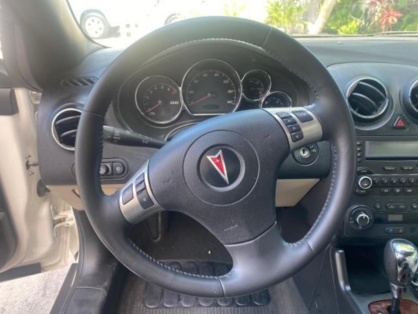 2008 White Diamond Tricoat /Light Taupe Pontiac G6 GT LOW MILES 44,047 (1G2ZH361484) with an 3.9L VVT V6 SFI Engine engine, Automatic transmission, located at 4701 North Dixie Hwy, Pompano Beach, FL, 33064, (954) 422-2889, 26.240938, -80.123474 - OUR WEBPAGE FLORIDACARS1.COM HAS OVER 100 PHOTOS AND FREE CARFAX LINK 2008 PONTIAC G6 GT VIN: 1G2ZH361484136254 1 G 2 Z H 3 6 1 4 8 4 1 3 6 2 5 4 CONVERTIBLE 3.9L V6 F GASOLINE FRONT WHEEL DRIVE Top Features Alloy Wheels Front Seat Heaters Hard Top Leather Seats Monsoon Sound Premium Package Satelli - Photo#39